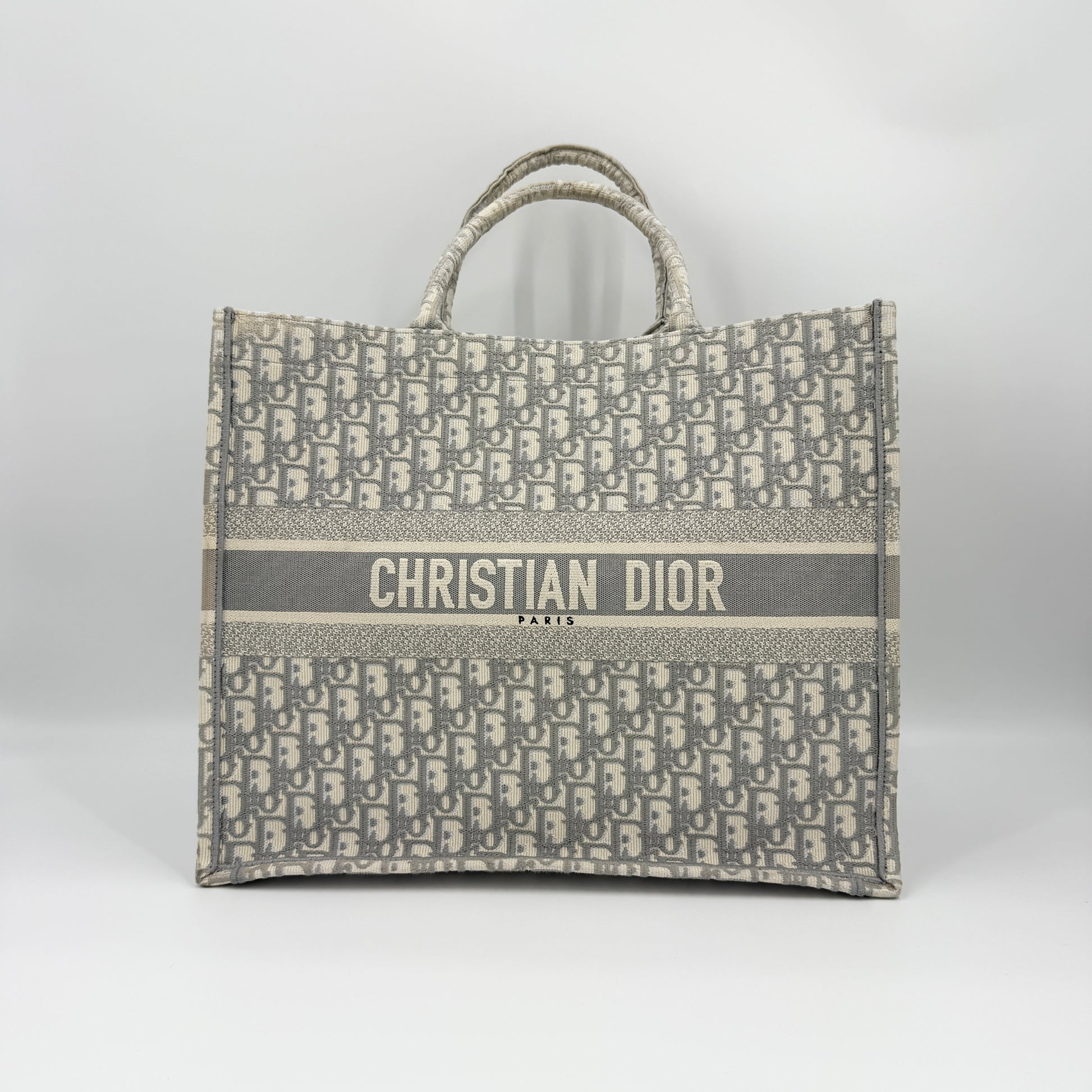 Oblique Large Book Tote Grey NJ