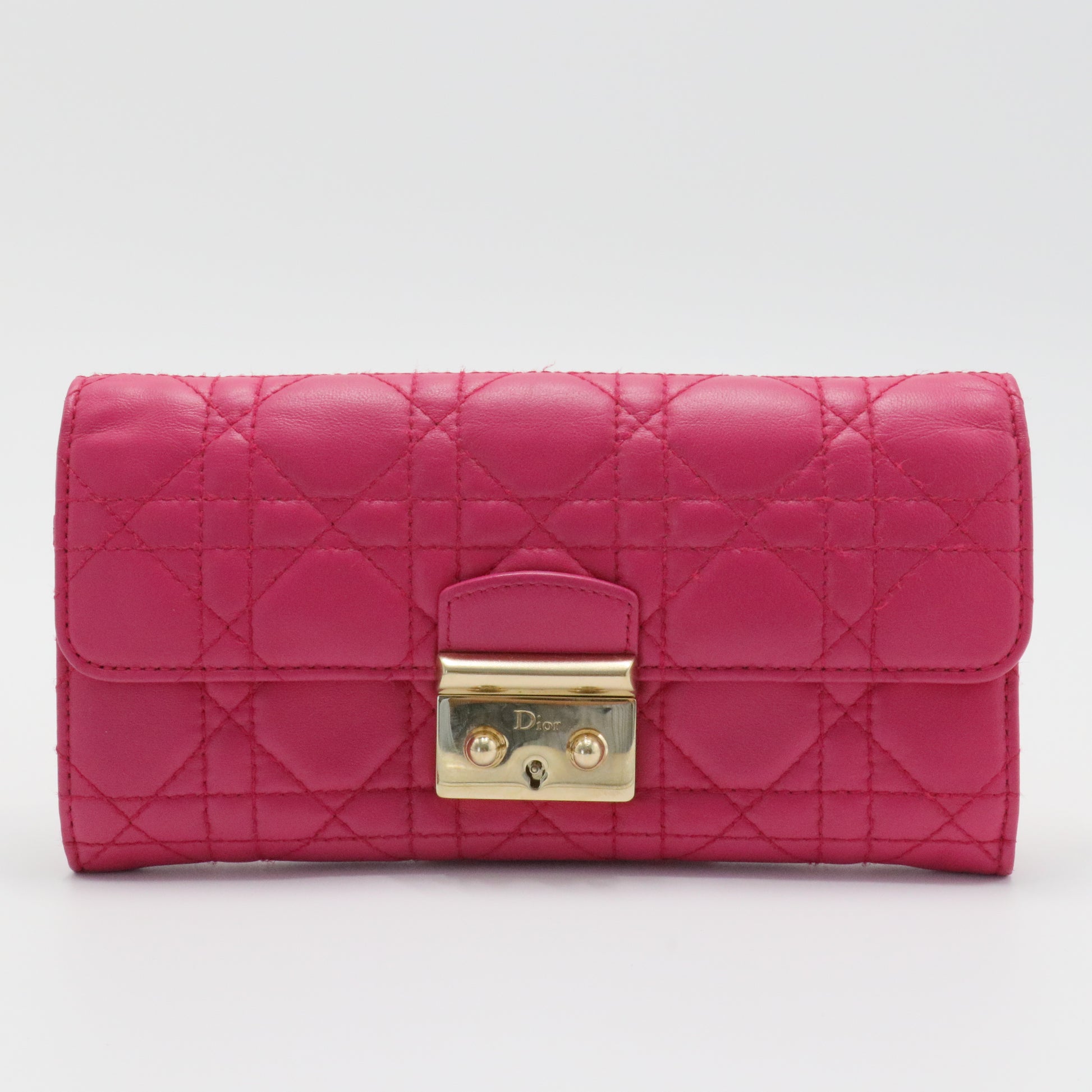 Miss Dior Rendez Vous Chain Wallet Cannage Quilt Lambskin