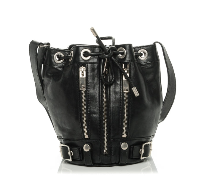 Rider Bucket Bag Leather Mini - twins