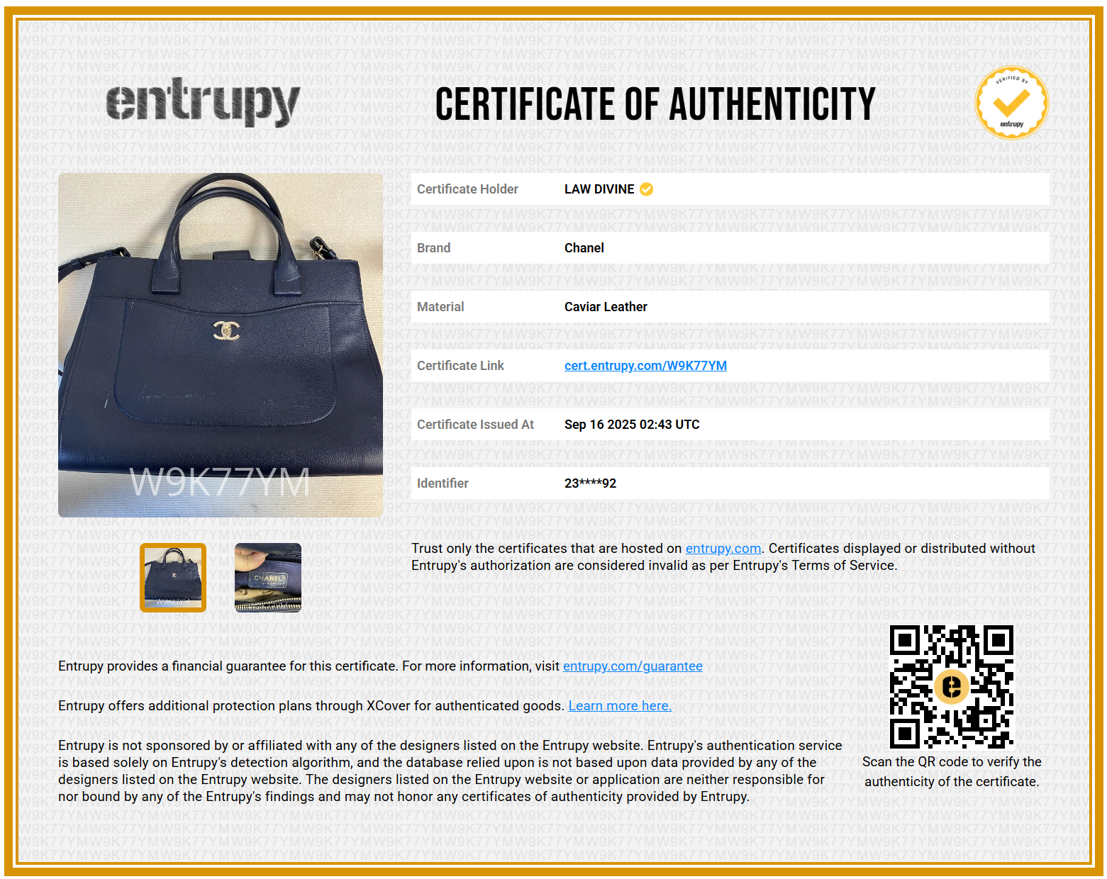 Navy Chanel Medium Caviar Neo Executive Tote Satchel Navy blue twins