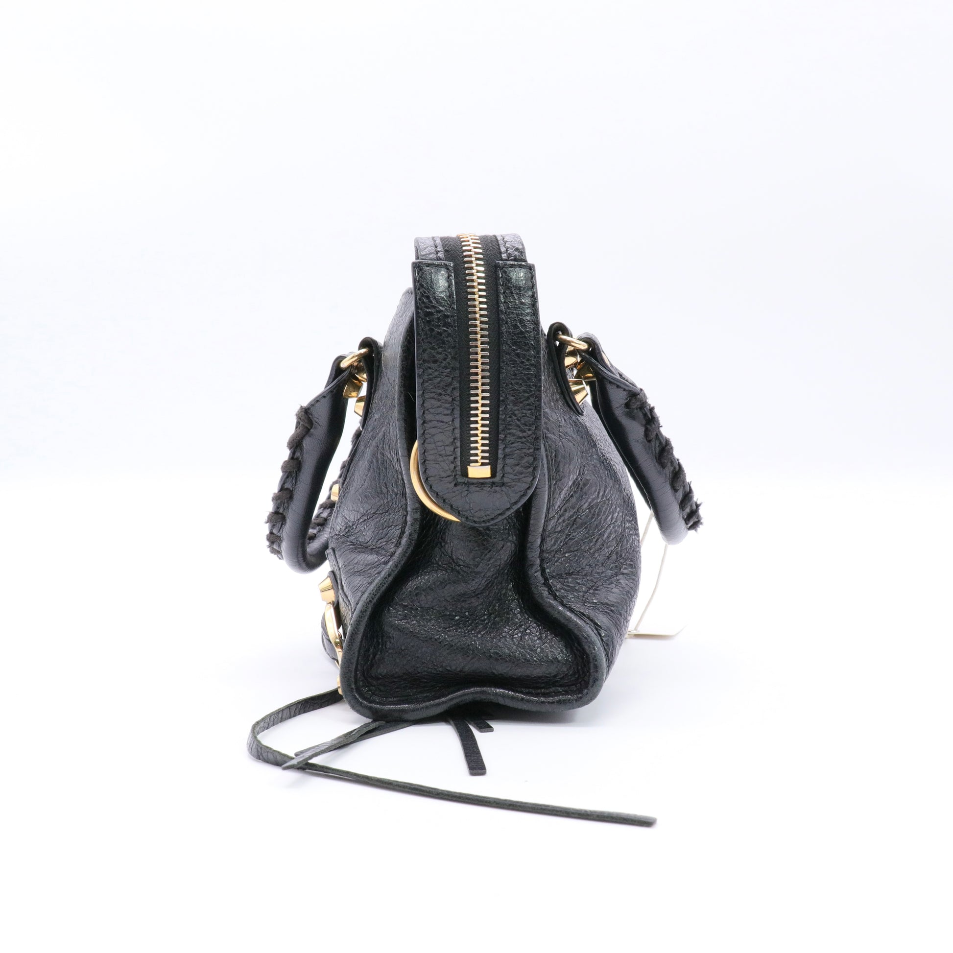 "City Classic Studs Bag Leather Mini Twins"