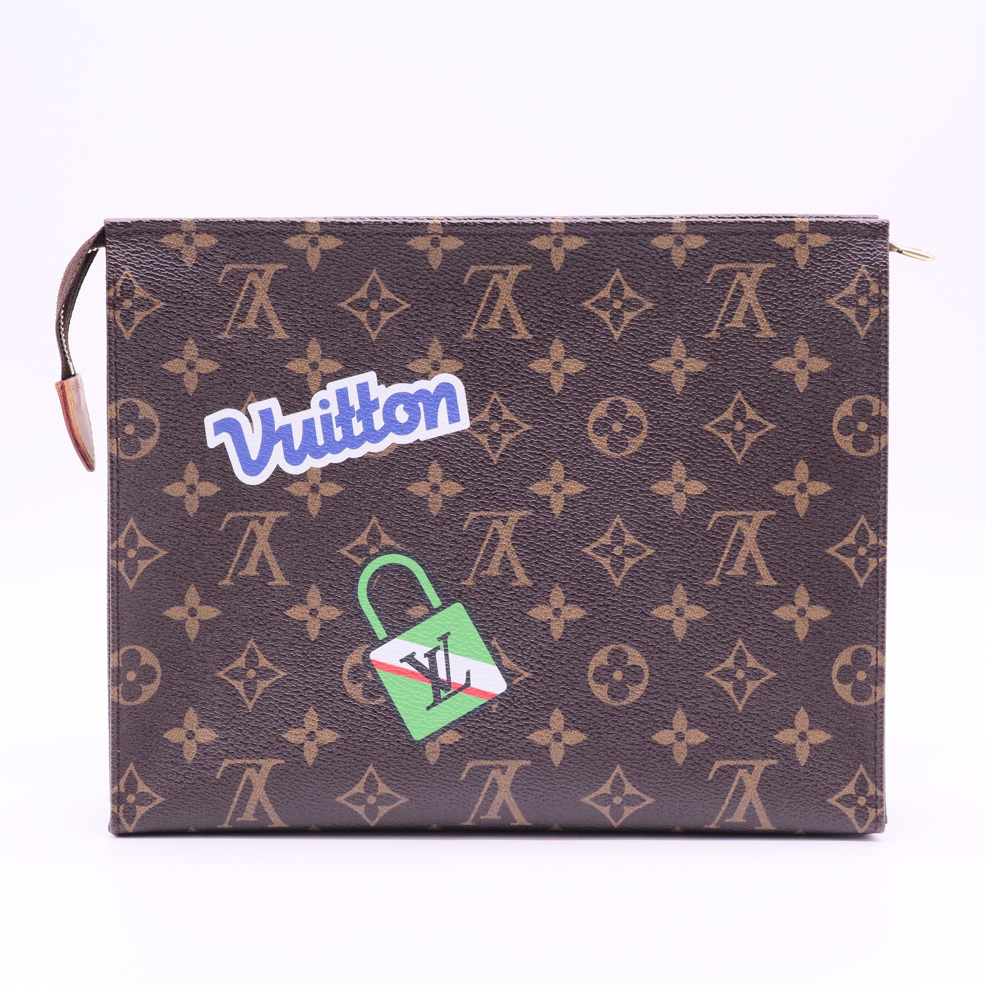 Louis Vuitton Monogram Travel Stickers Toiletry 26 Pouch