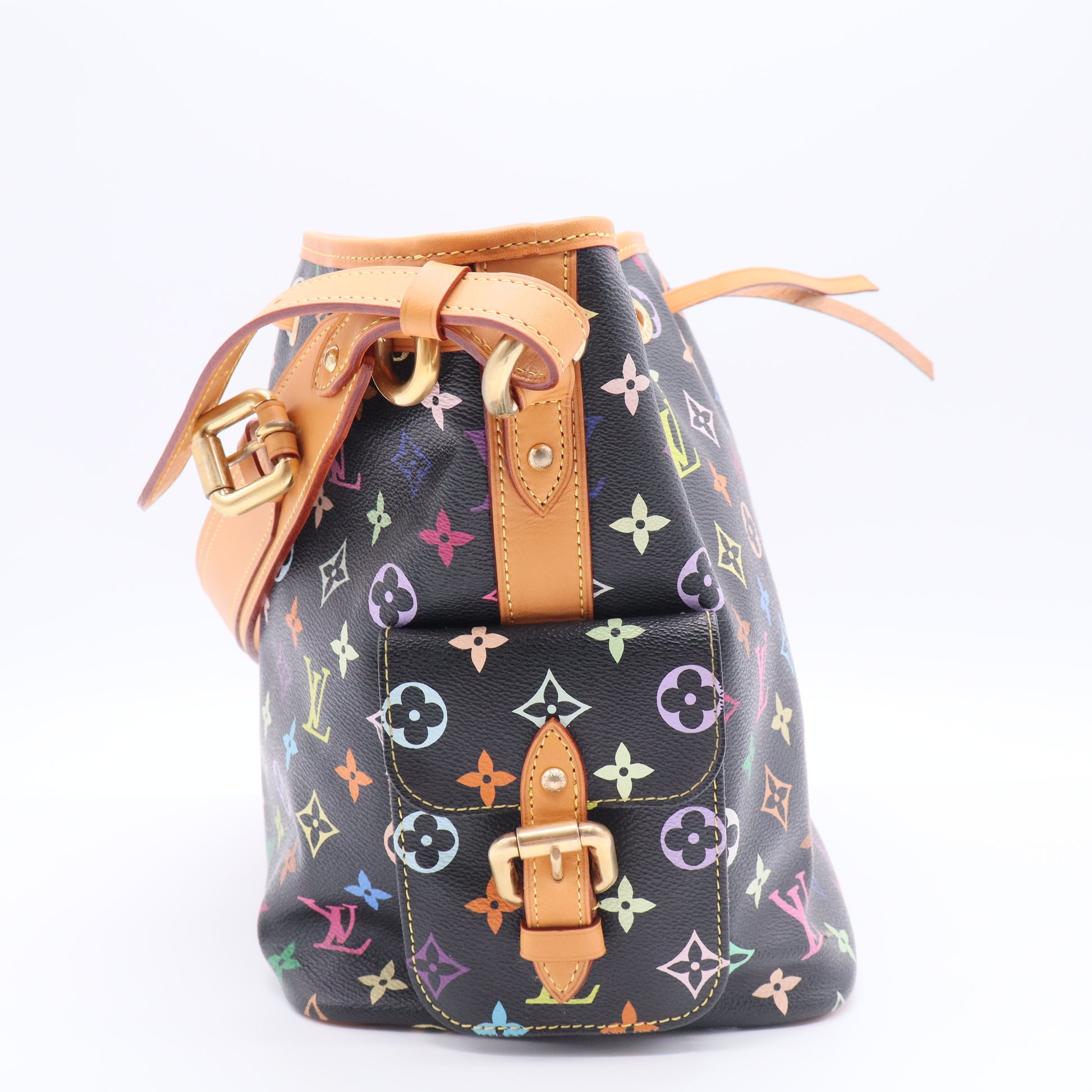 Monogram Multicolor Petit Noe Black