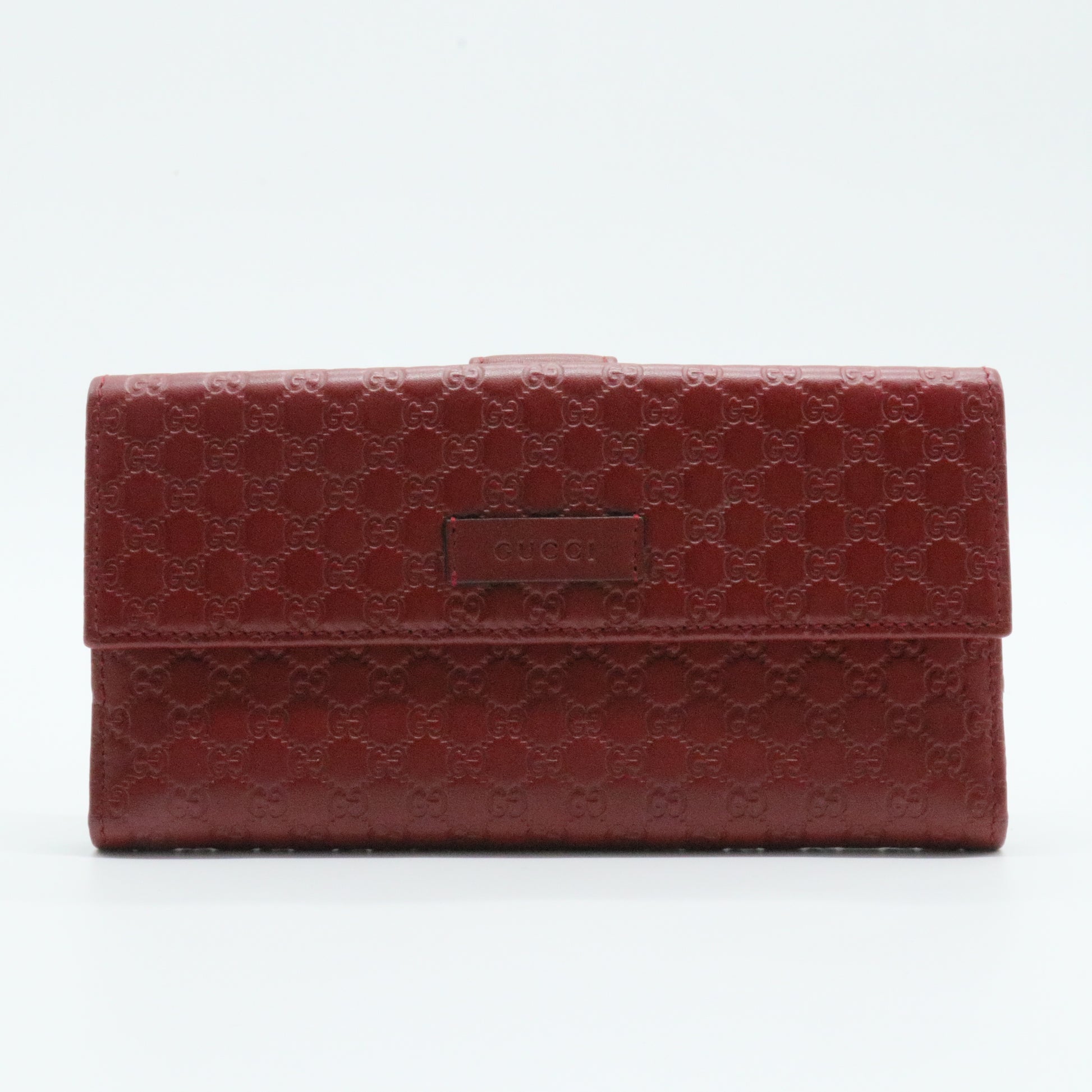 Continental Flap Wallet Microguccissima Leather Long