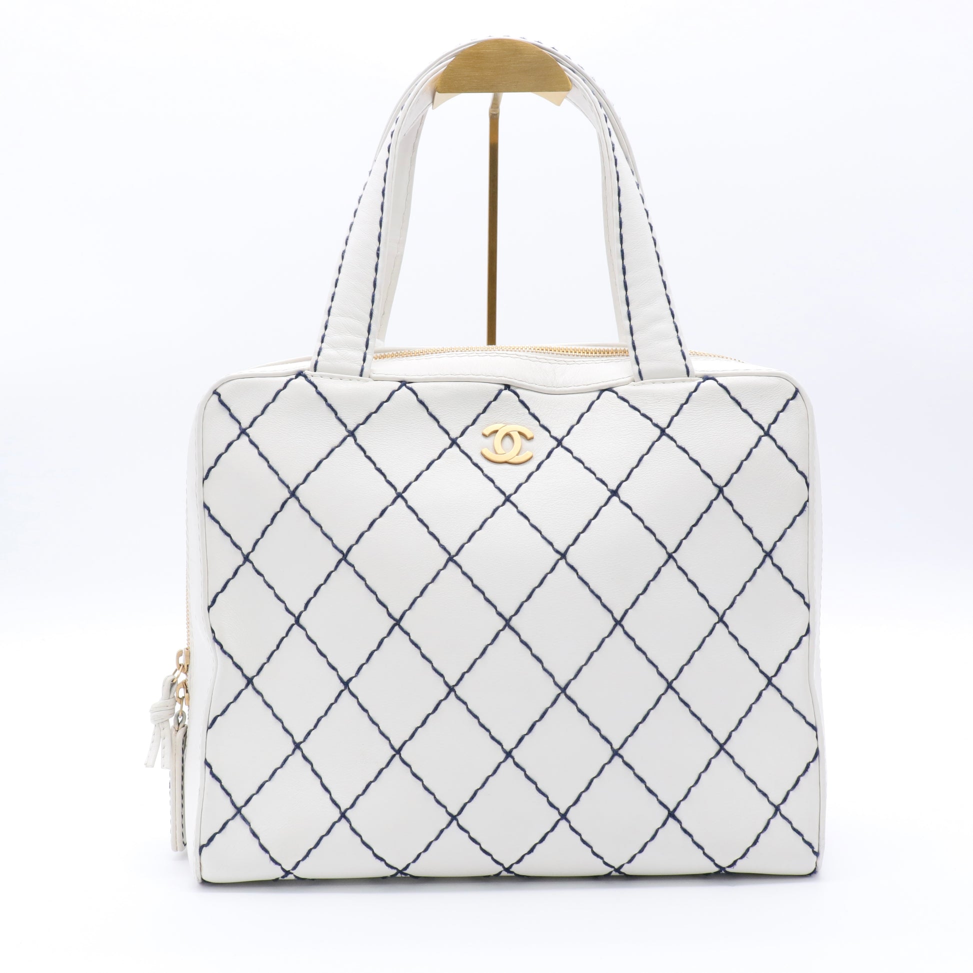 Timeless Chanel Wild Stitch White twins