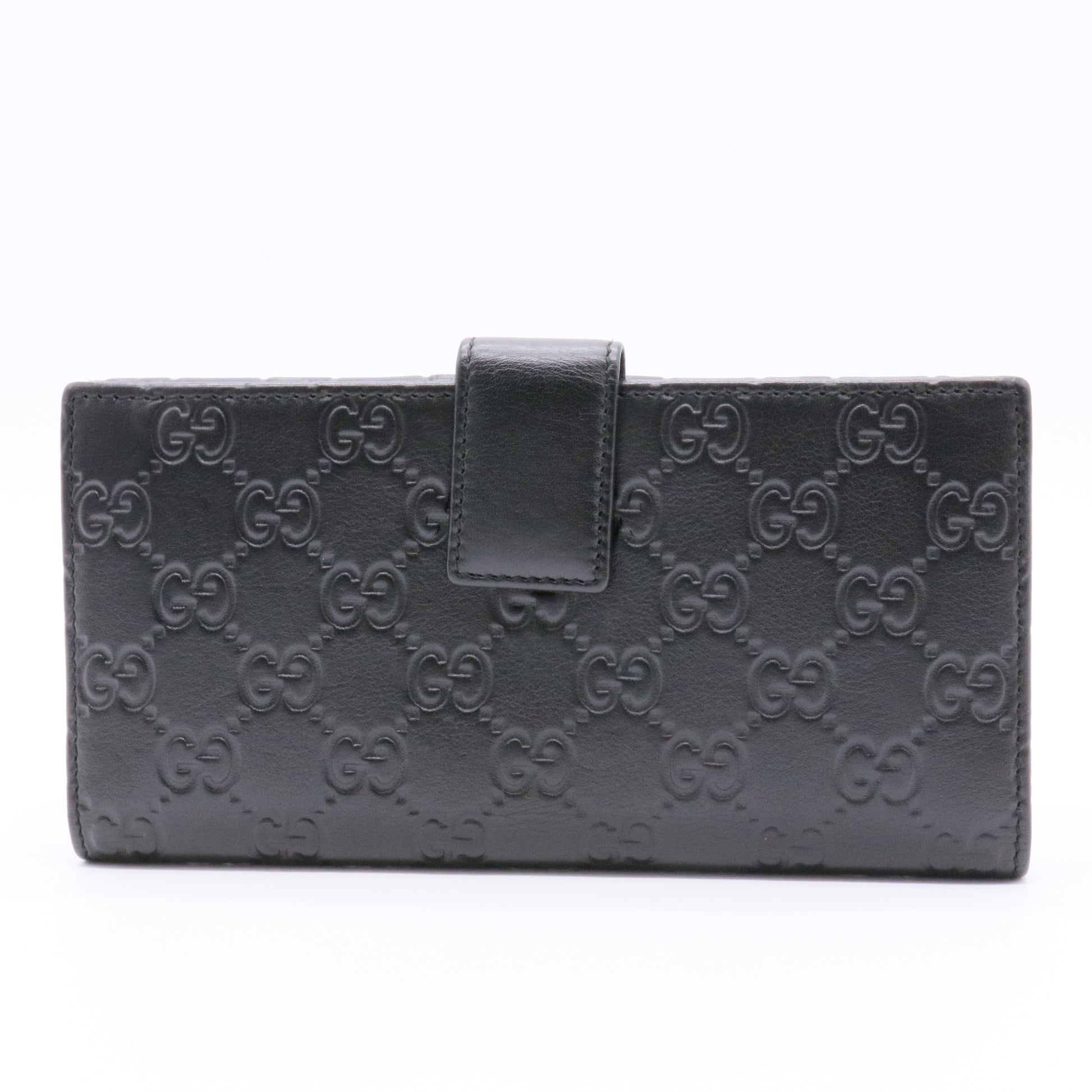 GG Signature Leather French Purse