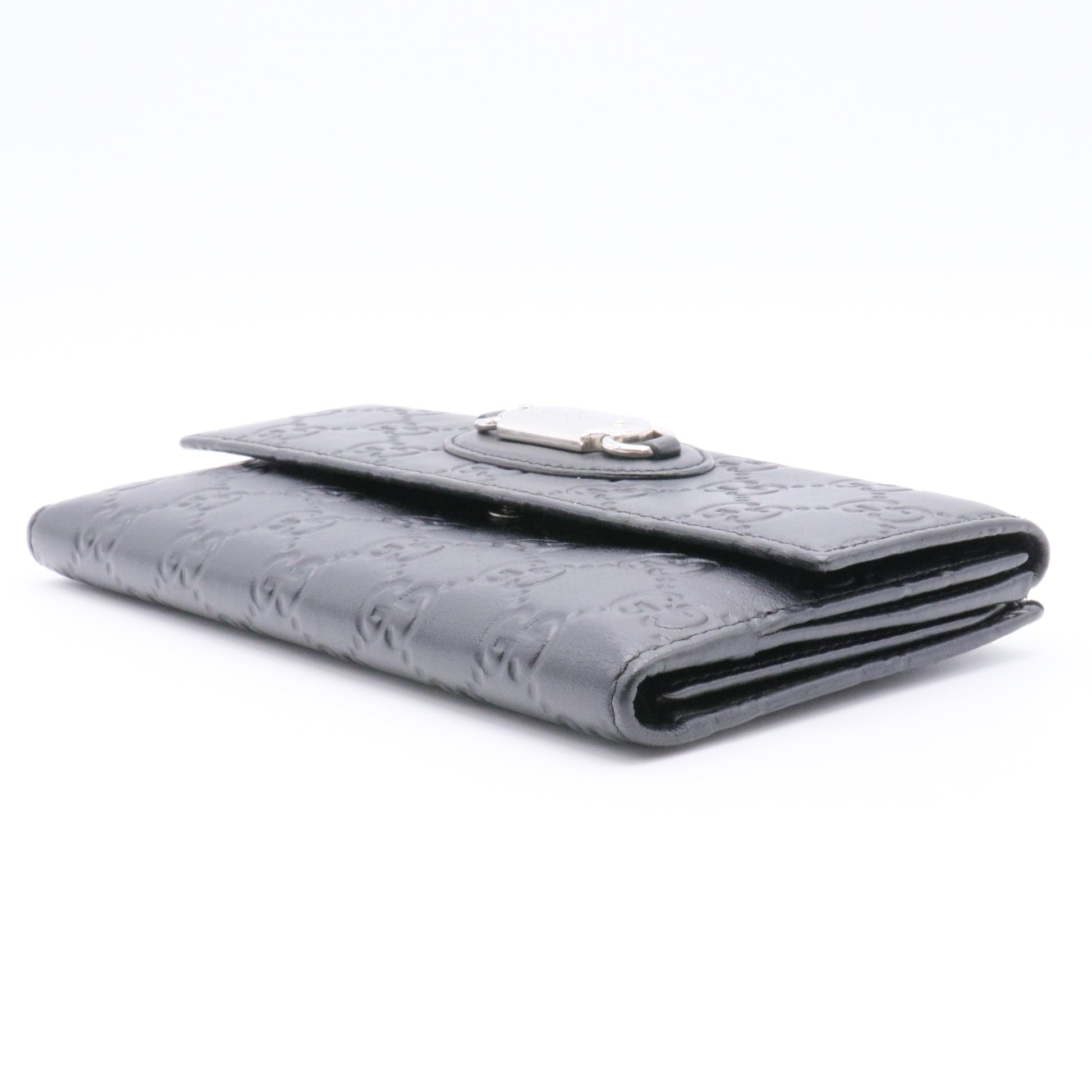 GG Signature Leather French Purse