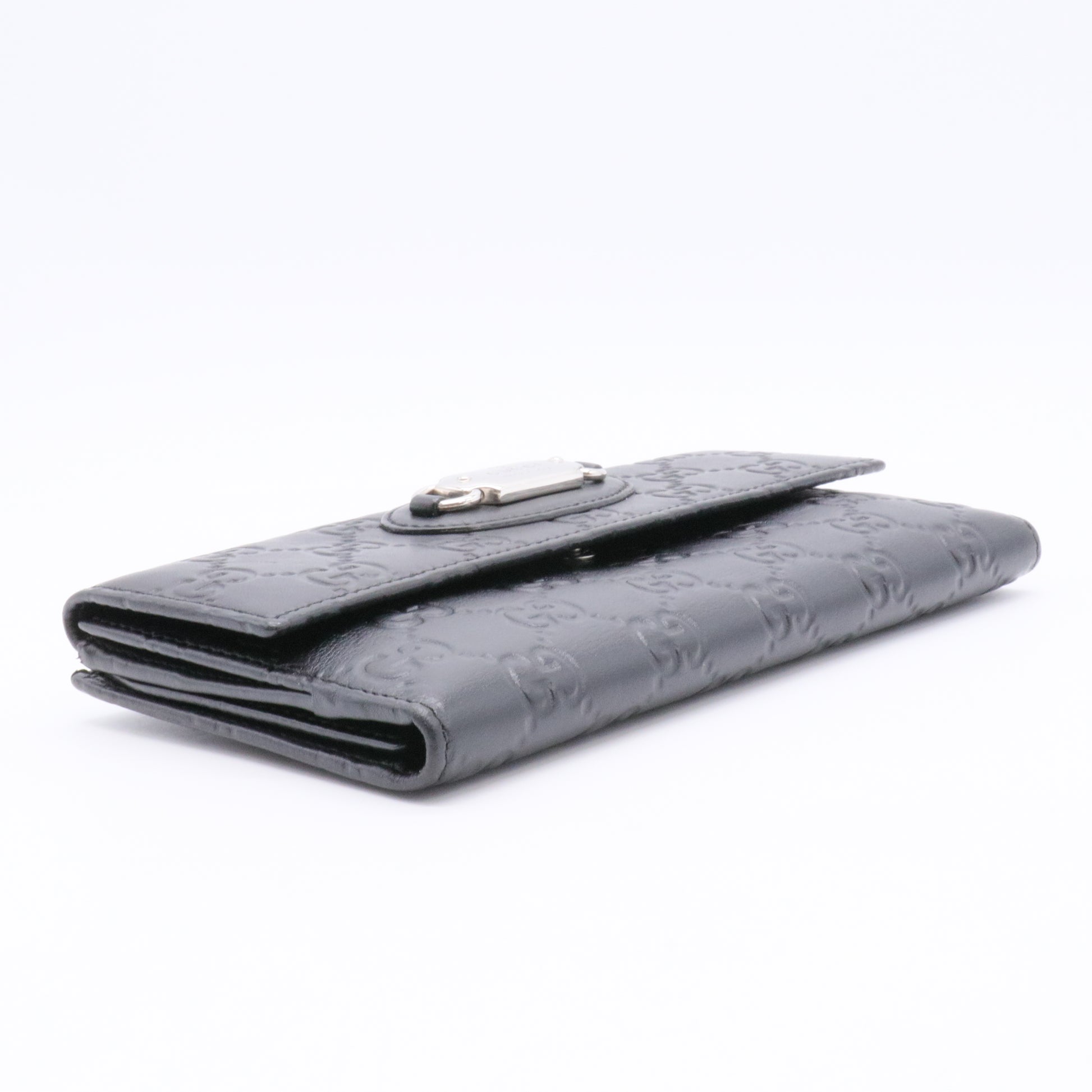 GG Signature Leather French Purse