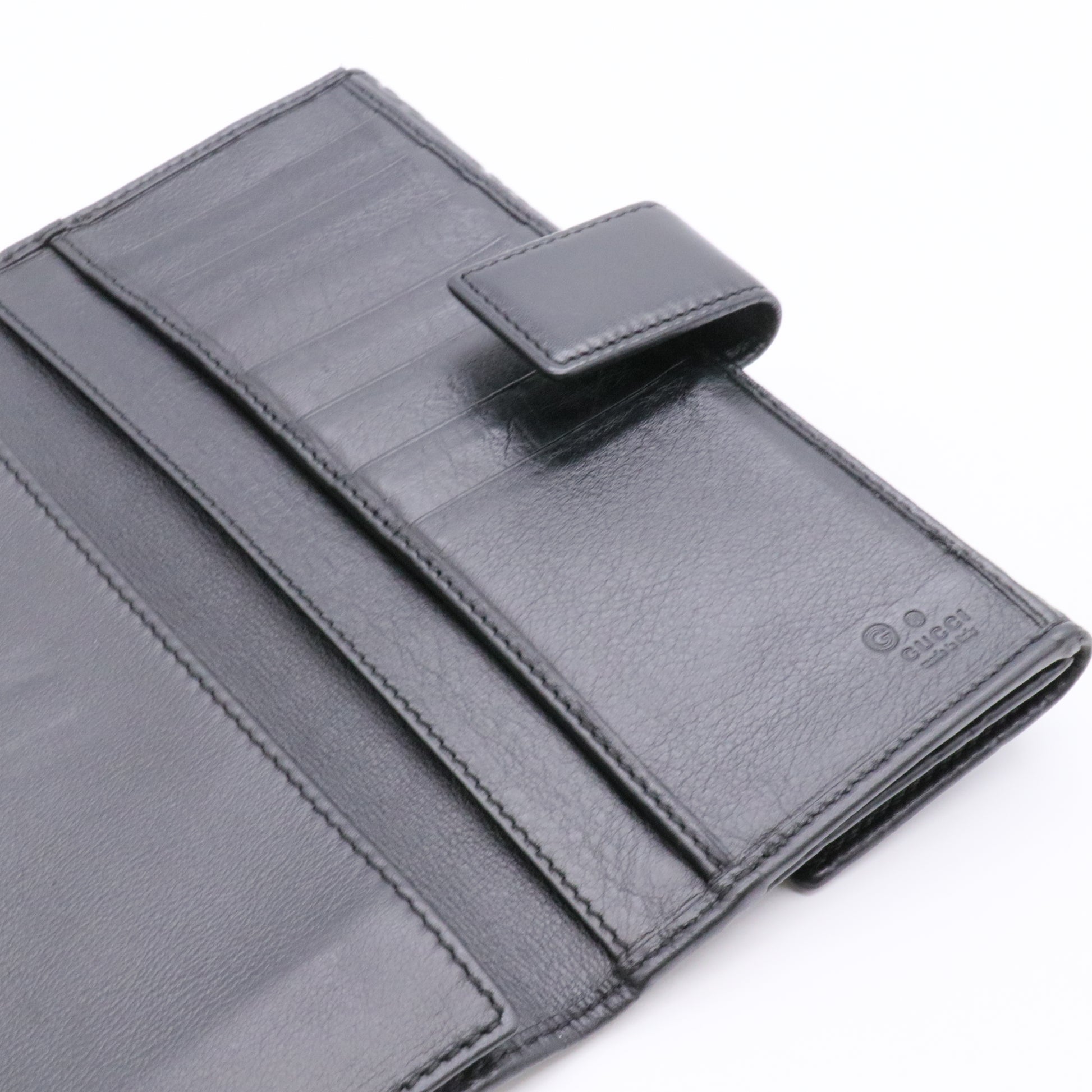 GG Signature Leather French Purse