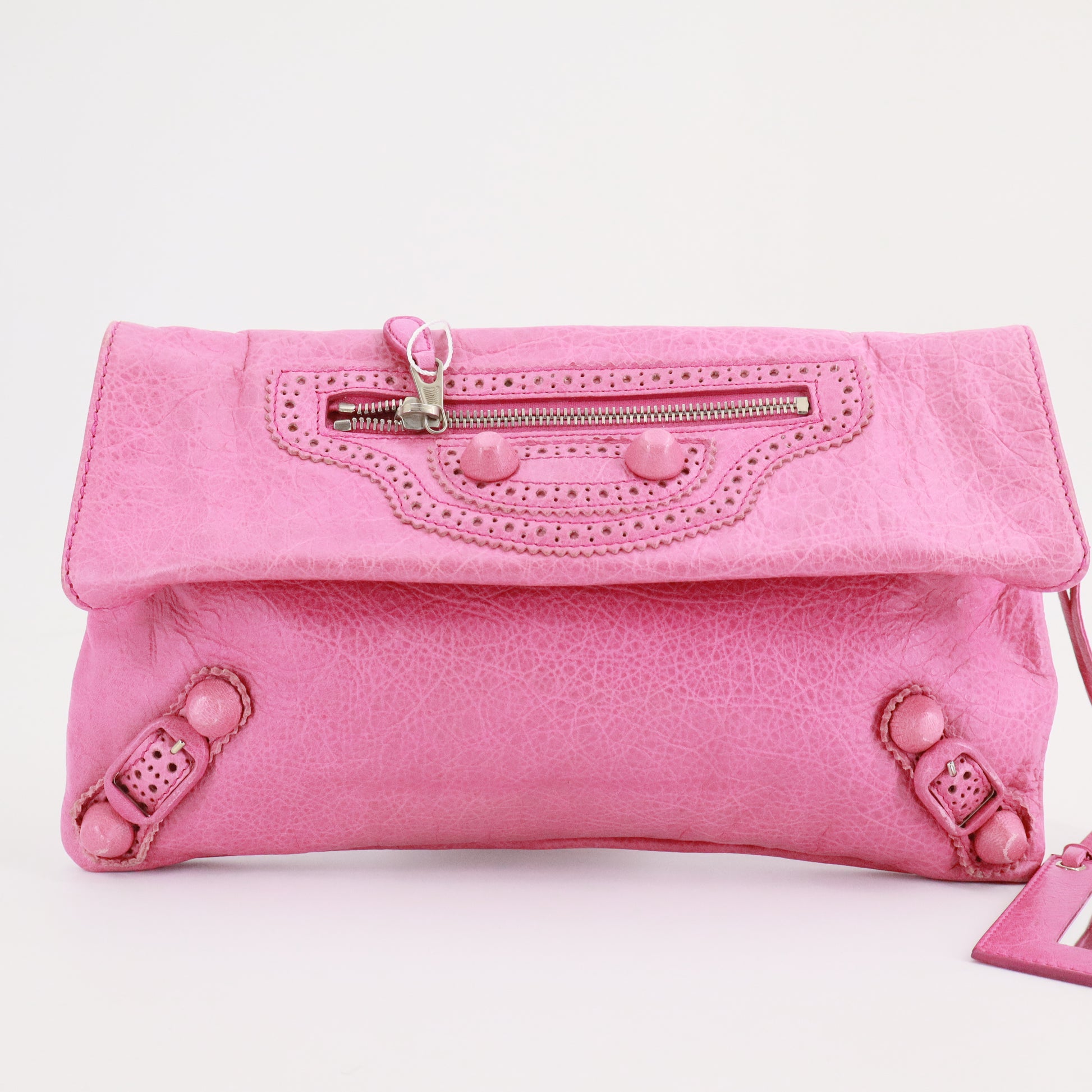 Agneau Motocross Giant Covered Brogues Envelope Clutch twins
