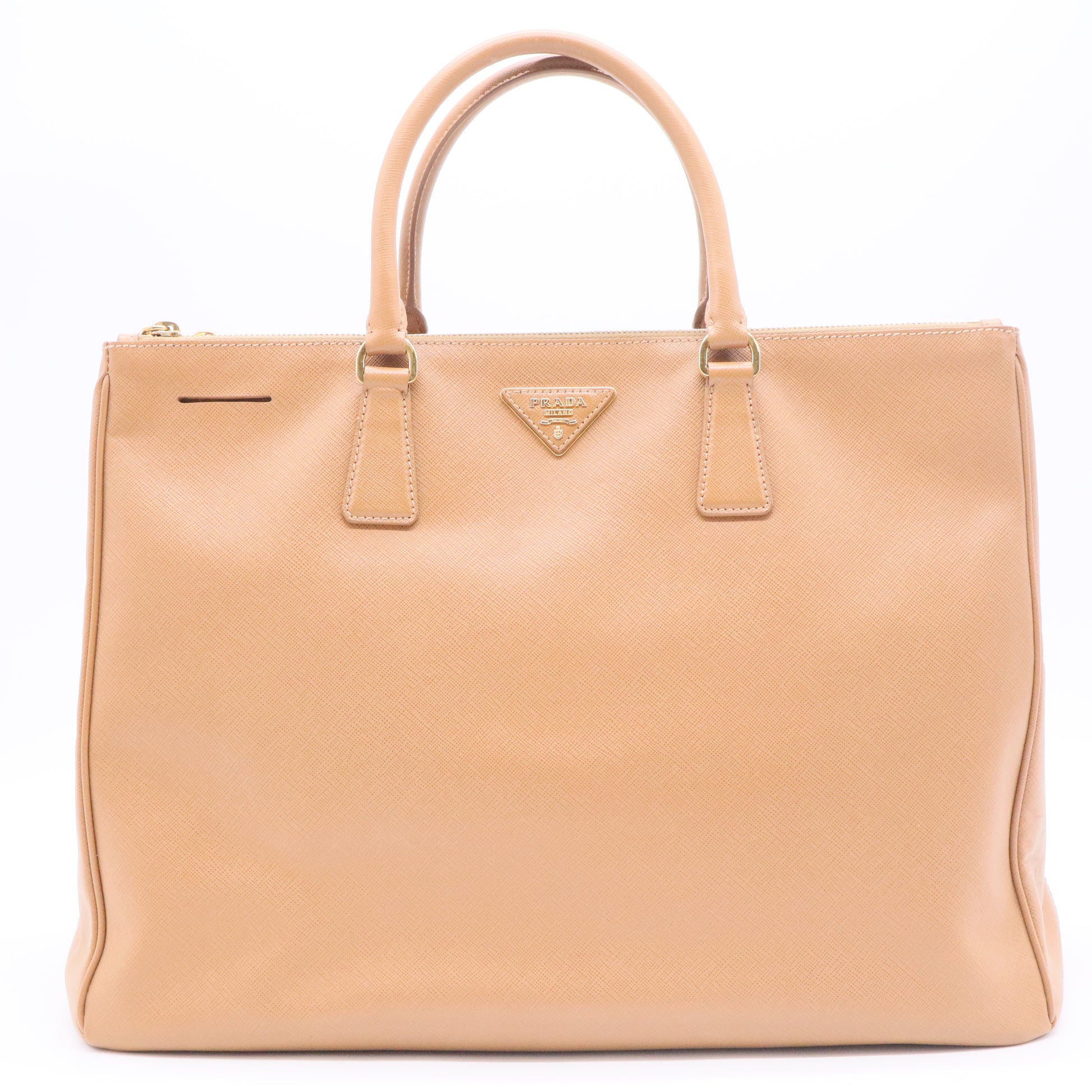 Saffiano Lux Galleria Double Zip Tote