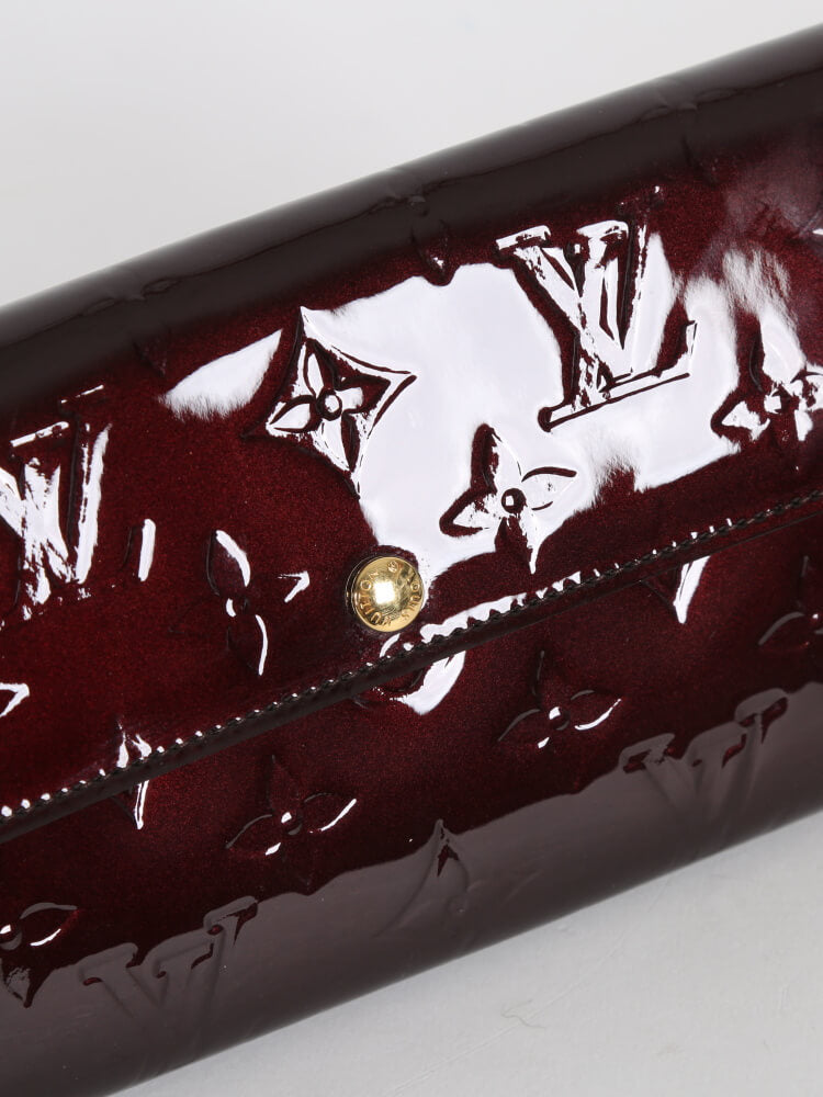 Sarah Wallet Vernis Amarante  twins
