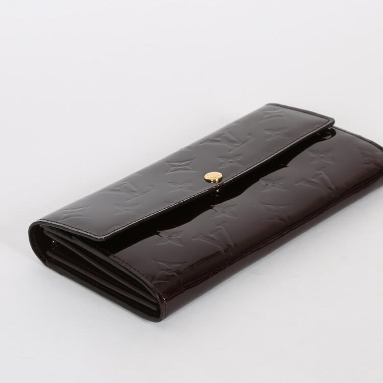 Sarah Wallet Vernis Amarante  twins