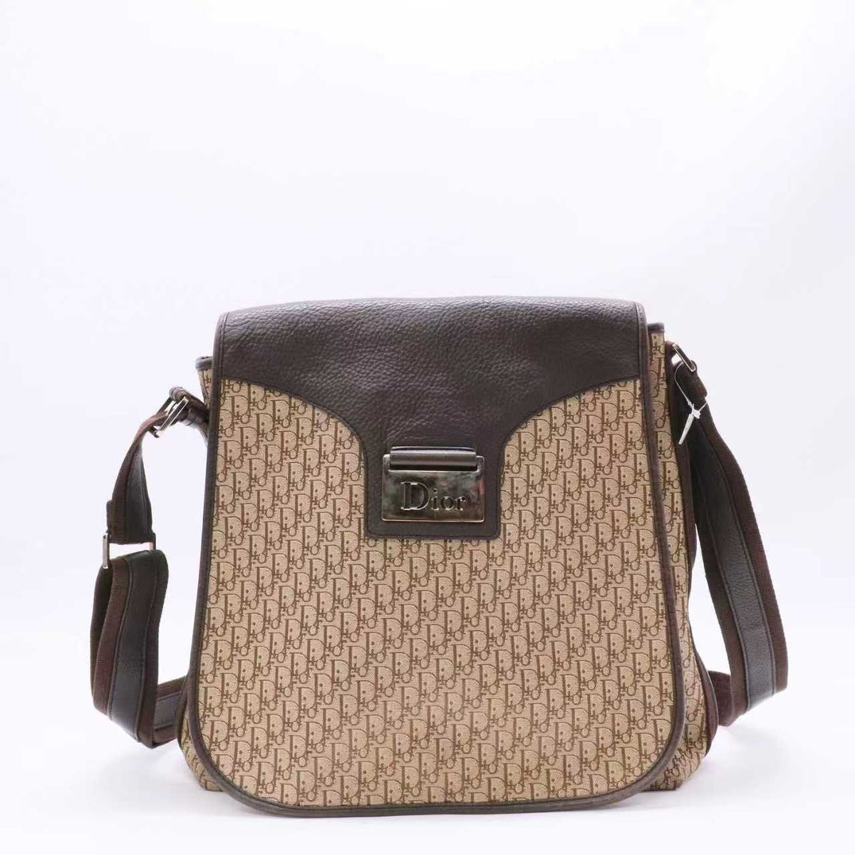 Christian Dior Calf Leather Diorissimo Trotter Canvas Twins LDJ6247