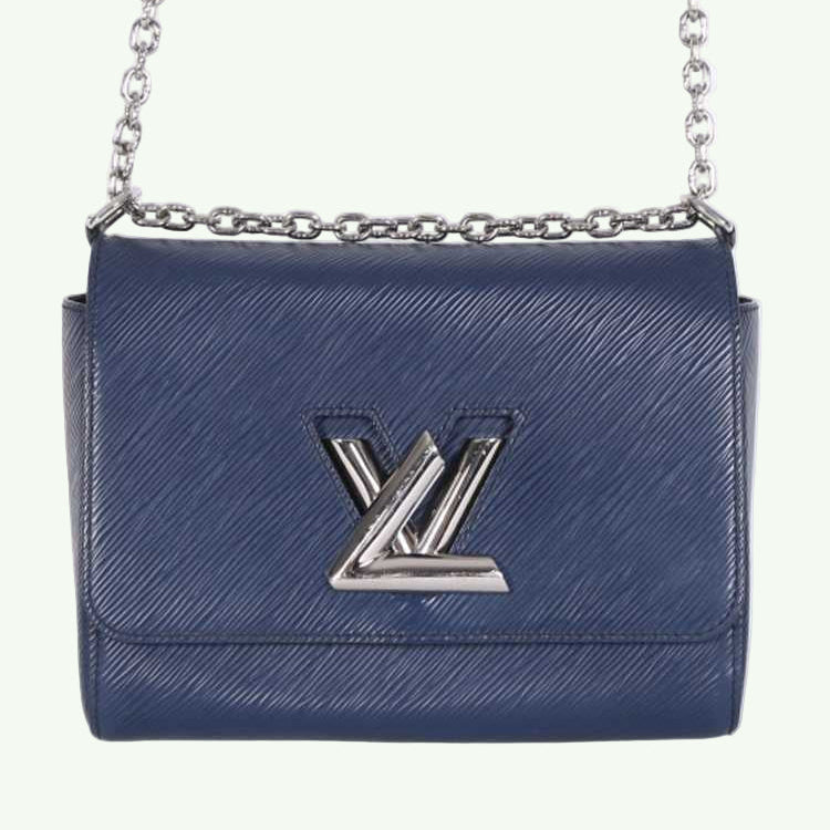 Louis Vuitton Epi Twist Shoulder Bag MM Indigo twins