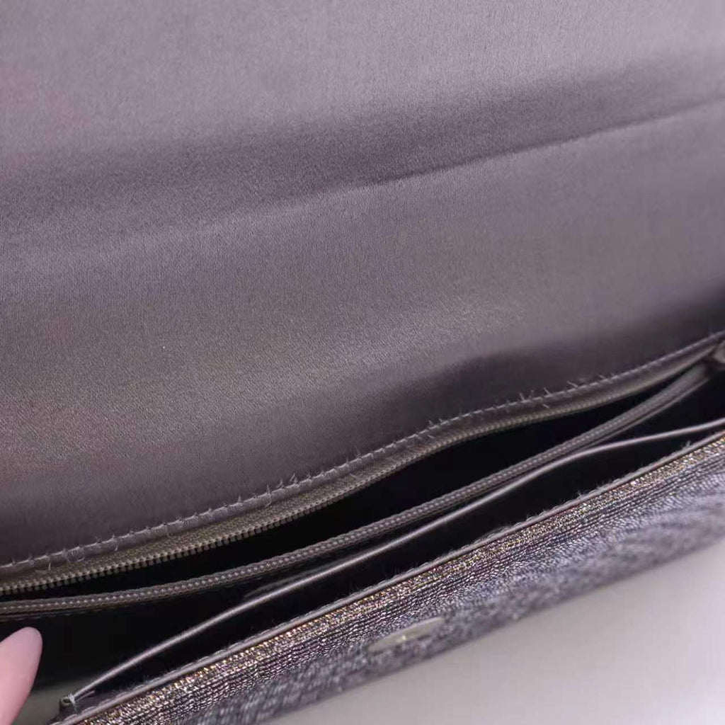 Manolo Blahnik Satin Clutch Twins W23694