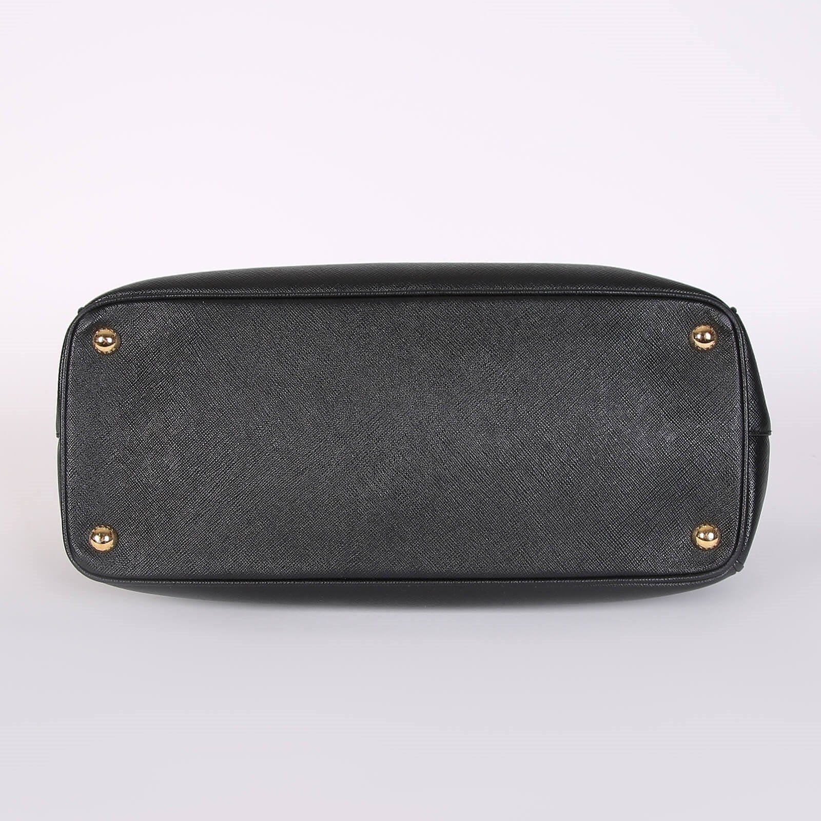 Double Zip Lux Tote Saffiano Leather Small - twins