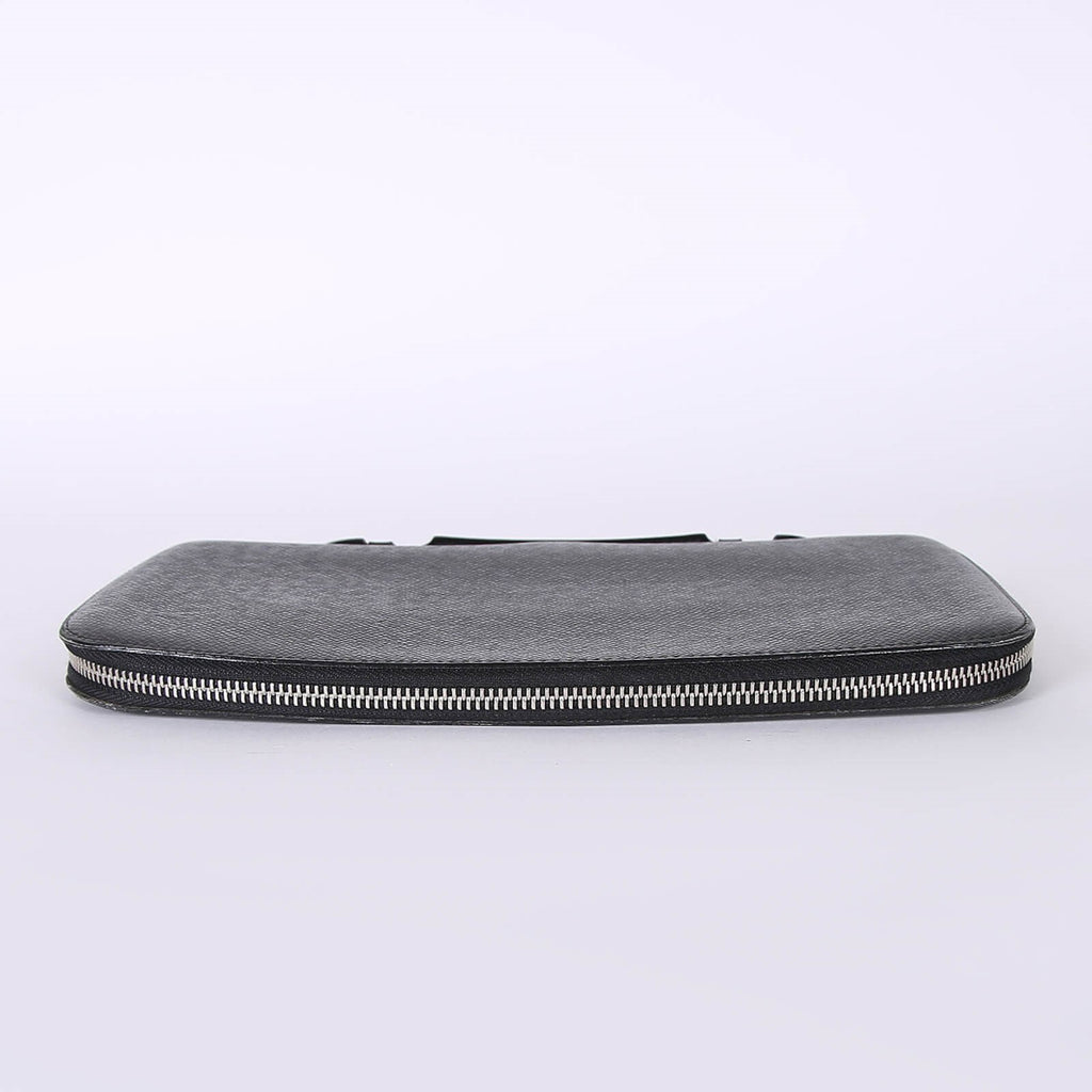 Organizer Atoll Travel Case Long Wallet Taiga Round Zip Ardoise  - twins