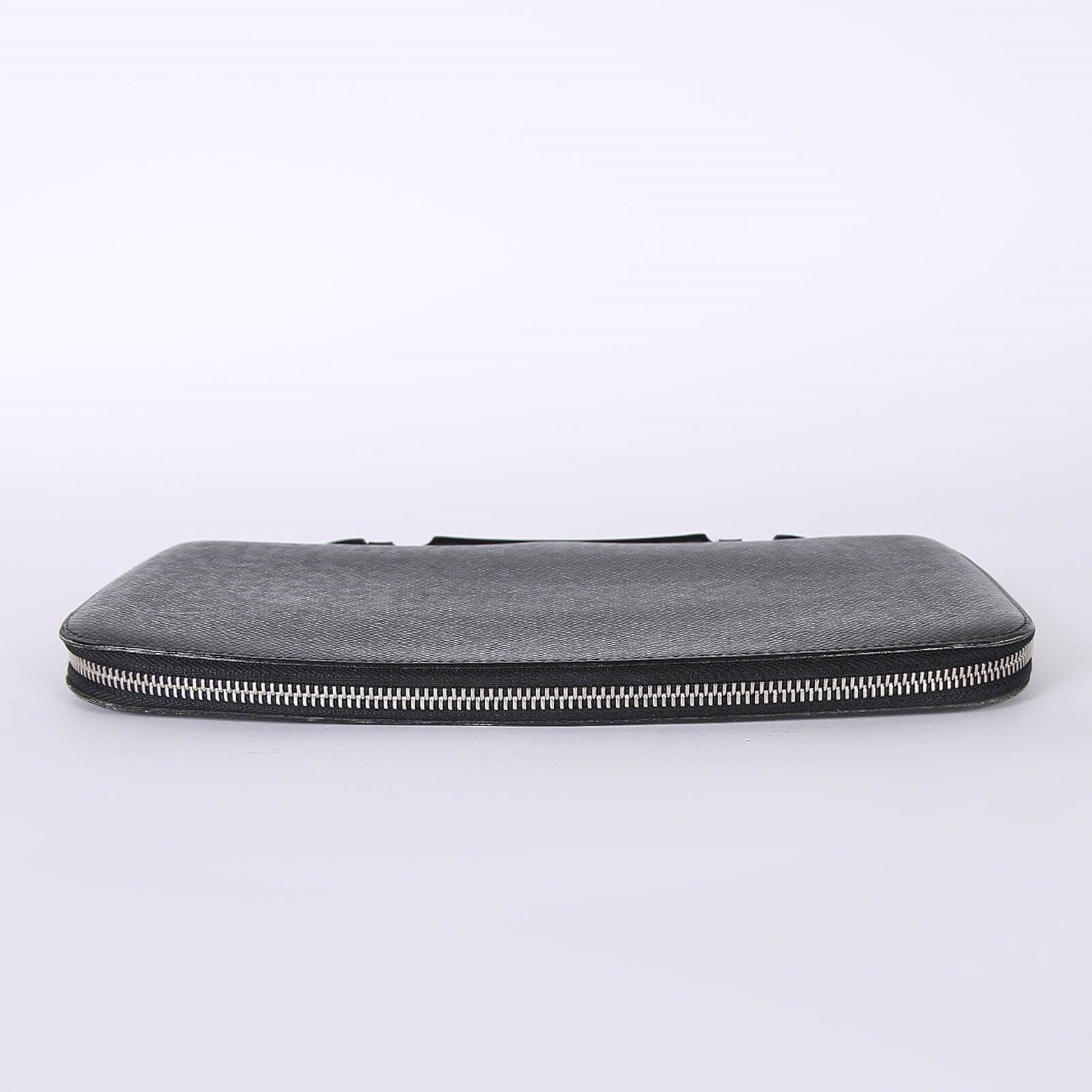 Organizer Atoll Travel Case Long Wallet Taiga Round Zip Ardoise  - twins