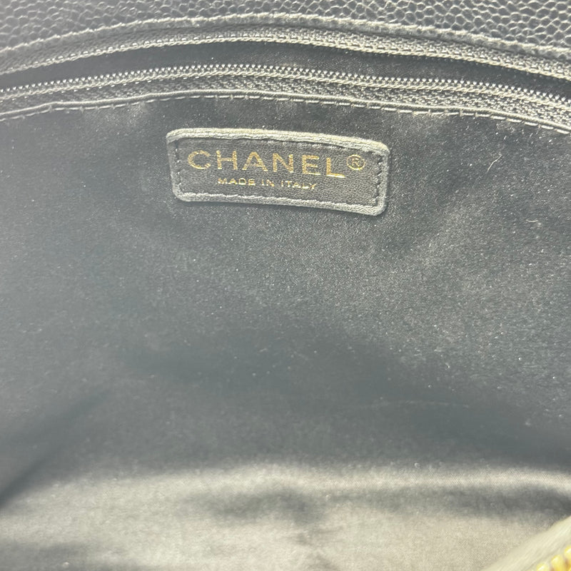 Chanel Grand Shopping Tote Quilted Caviar