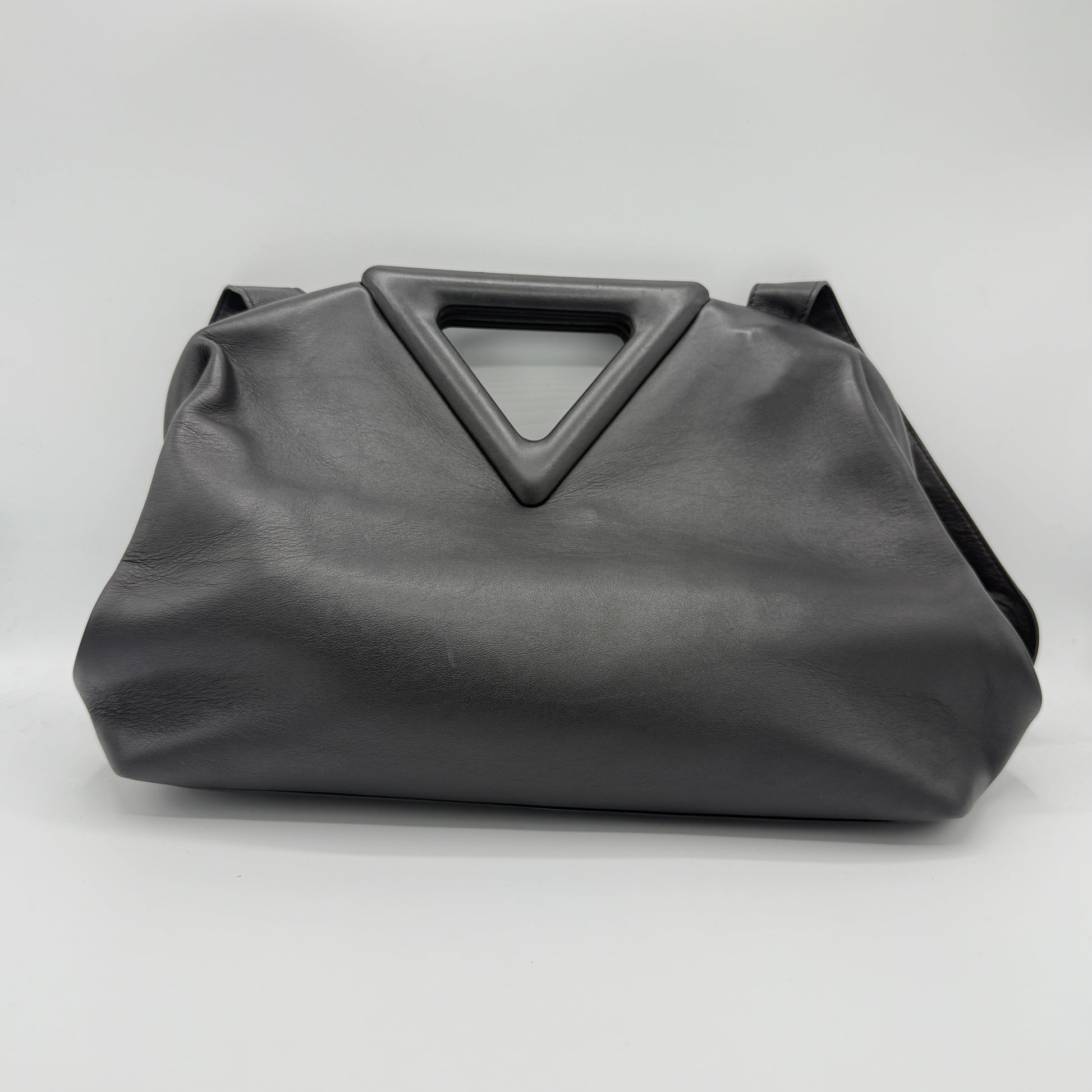 Point Shoulder Bag Leather Medium