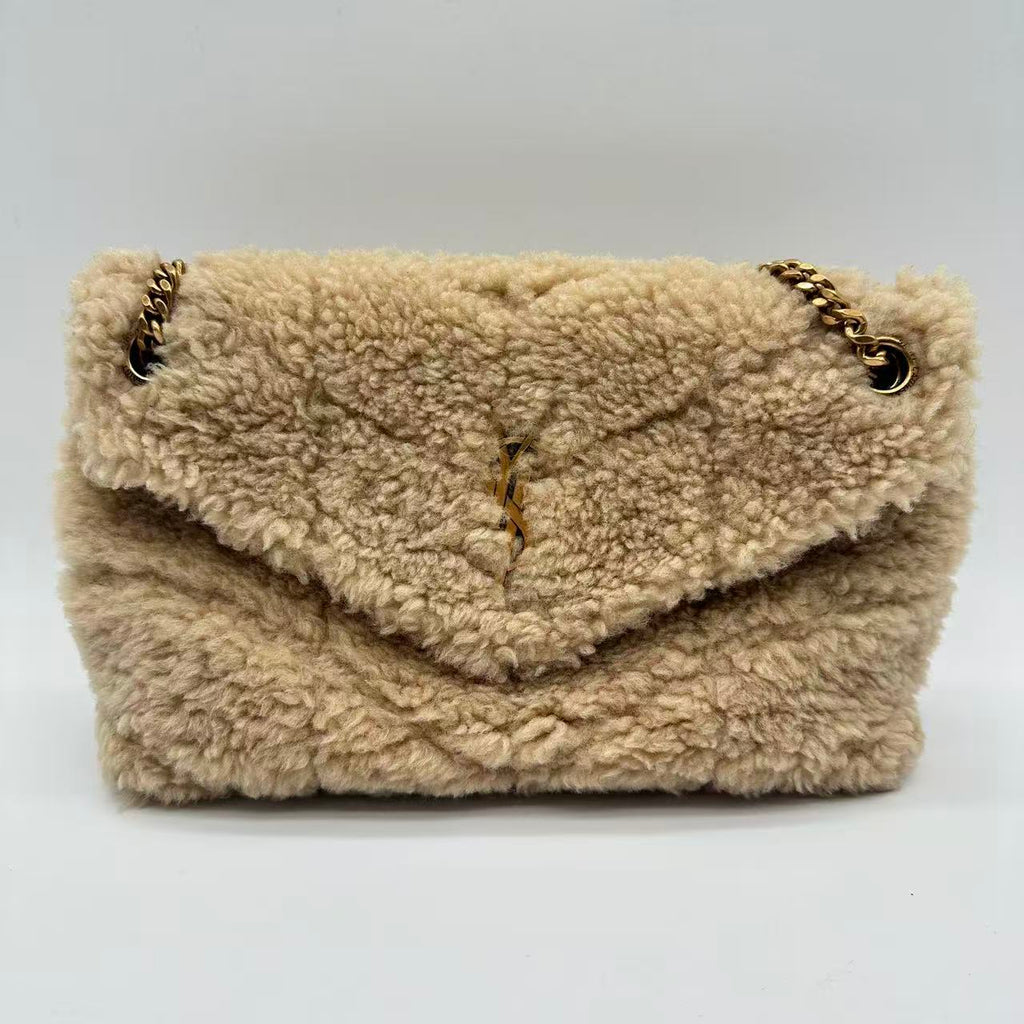 Shearling Evening Bag Small