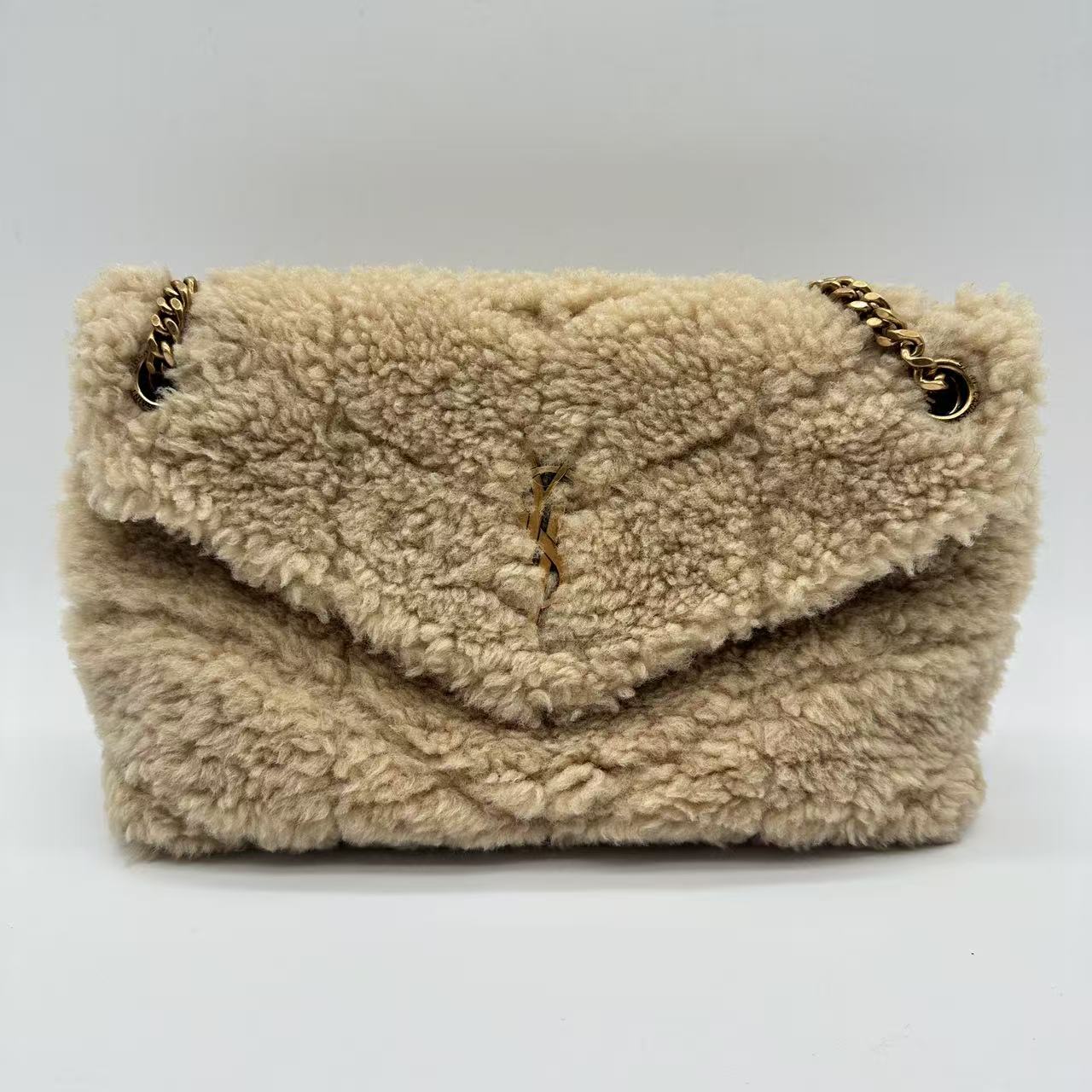 Shearling Evening Bag Small