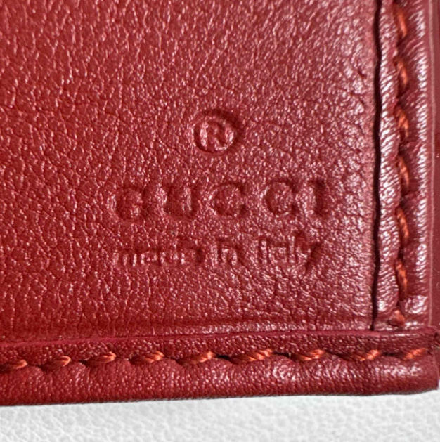 Gucci Heart Microguccissima Patent Leather Continental Wallet W23640