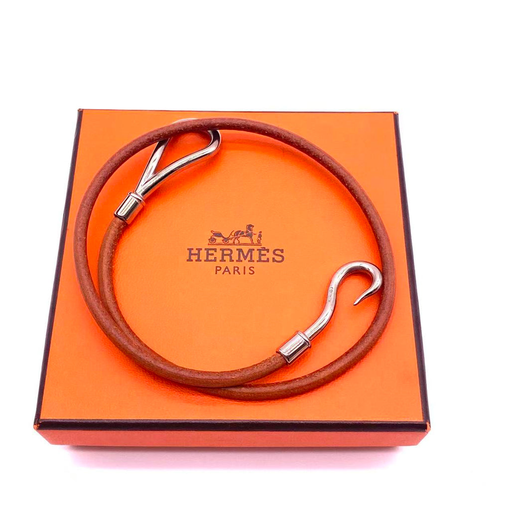Jumbo leather bracelet
