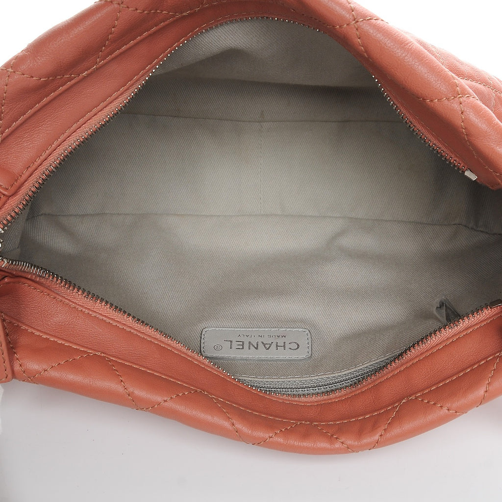 Calfskin Country Chic Small Shoulder Bag Pink Twins