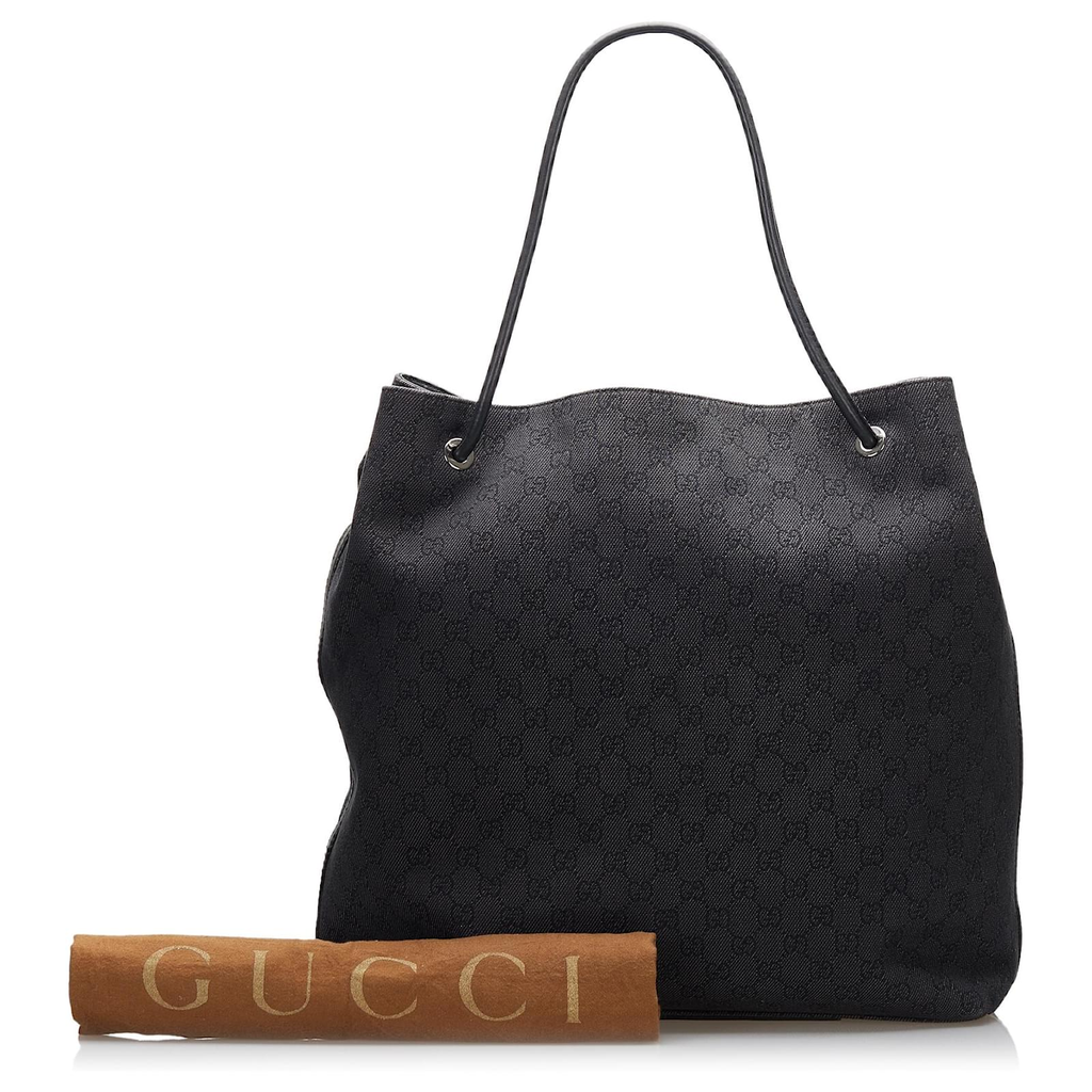 GG Canvas Gifford Tote Bag in black Twins