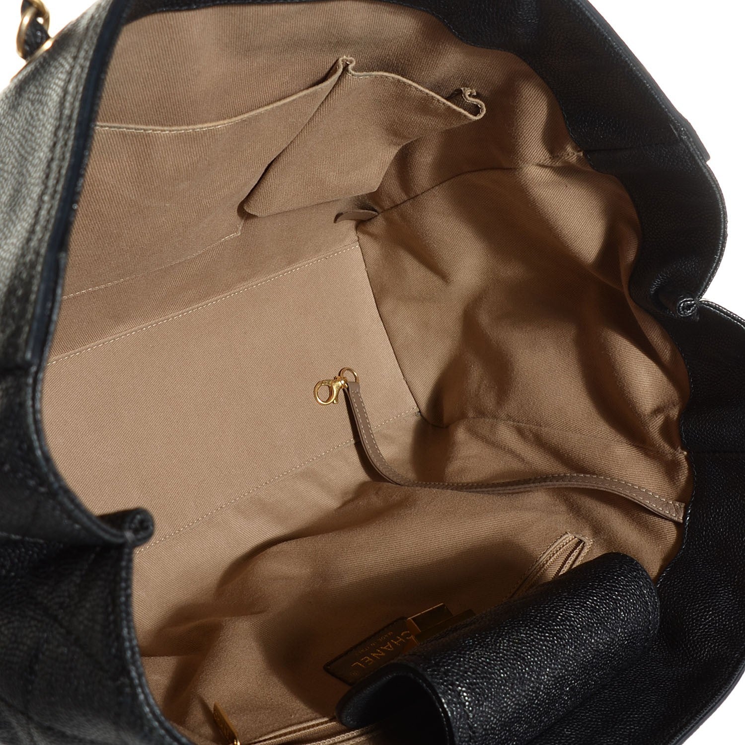Caviar Large Edy Reissue Tote Black - twins