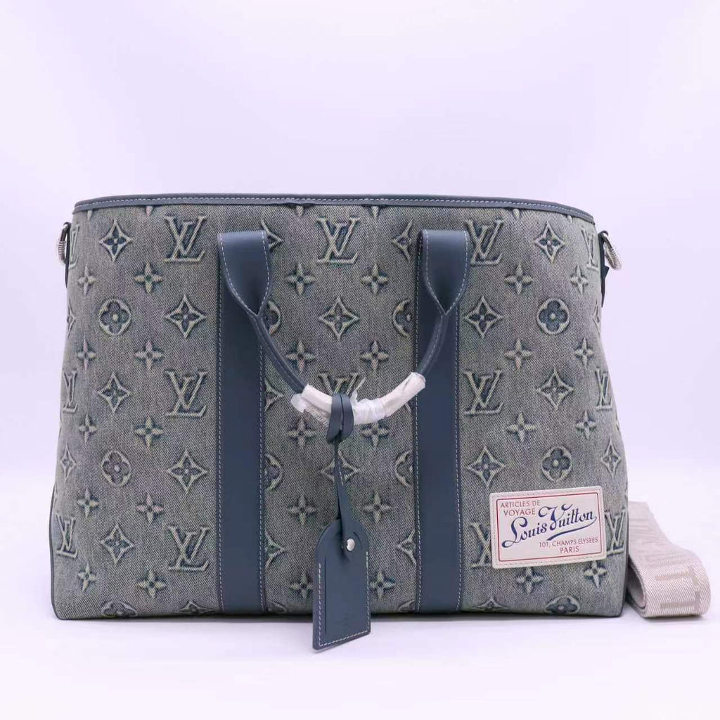 Weekend Tote NM Monogram Denim Twins LDJ6647