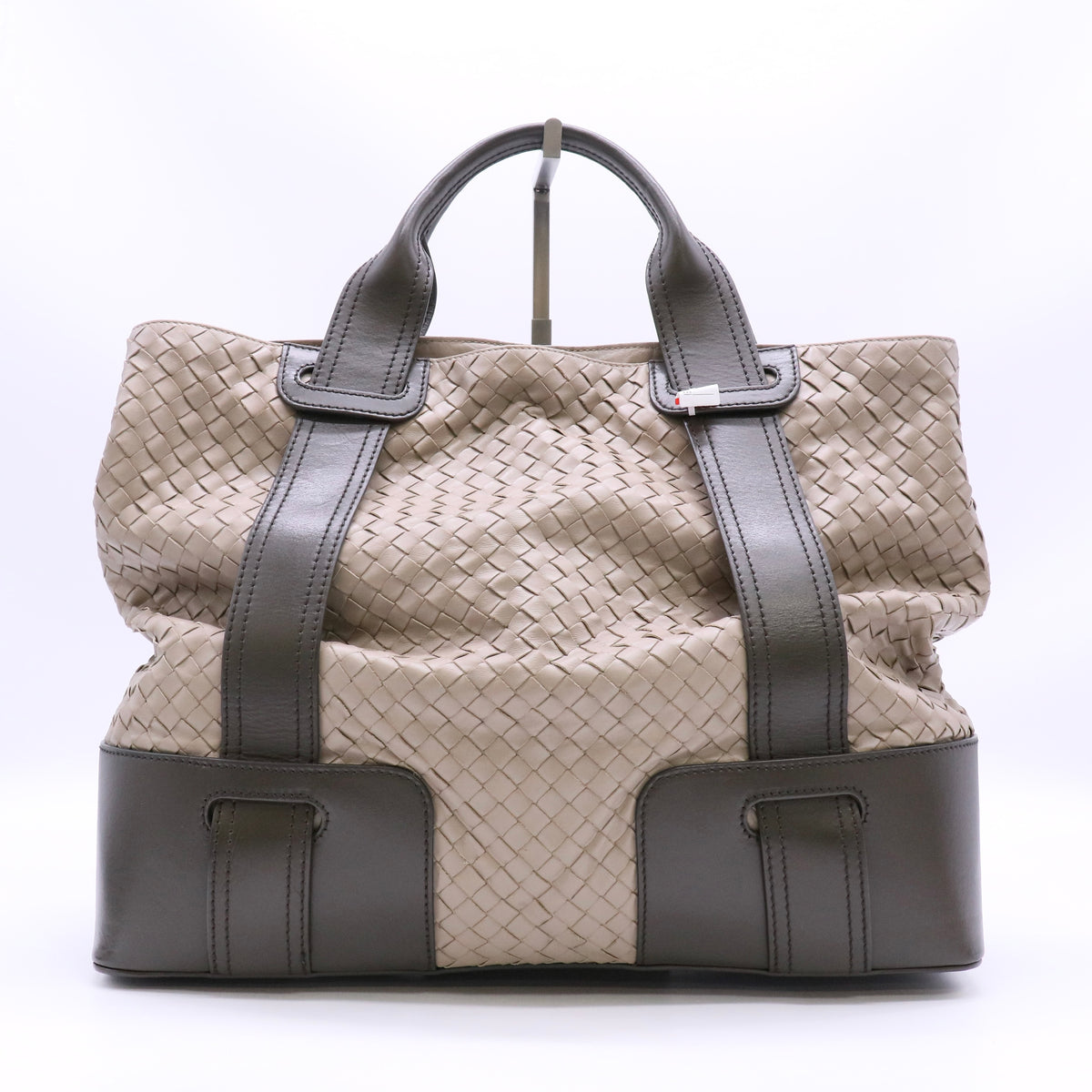 Bottega Veneta Prusse Light Calf Intrecciato Tote Bag Twins LDJ6140