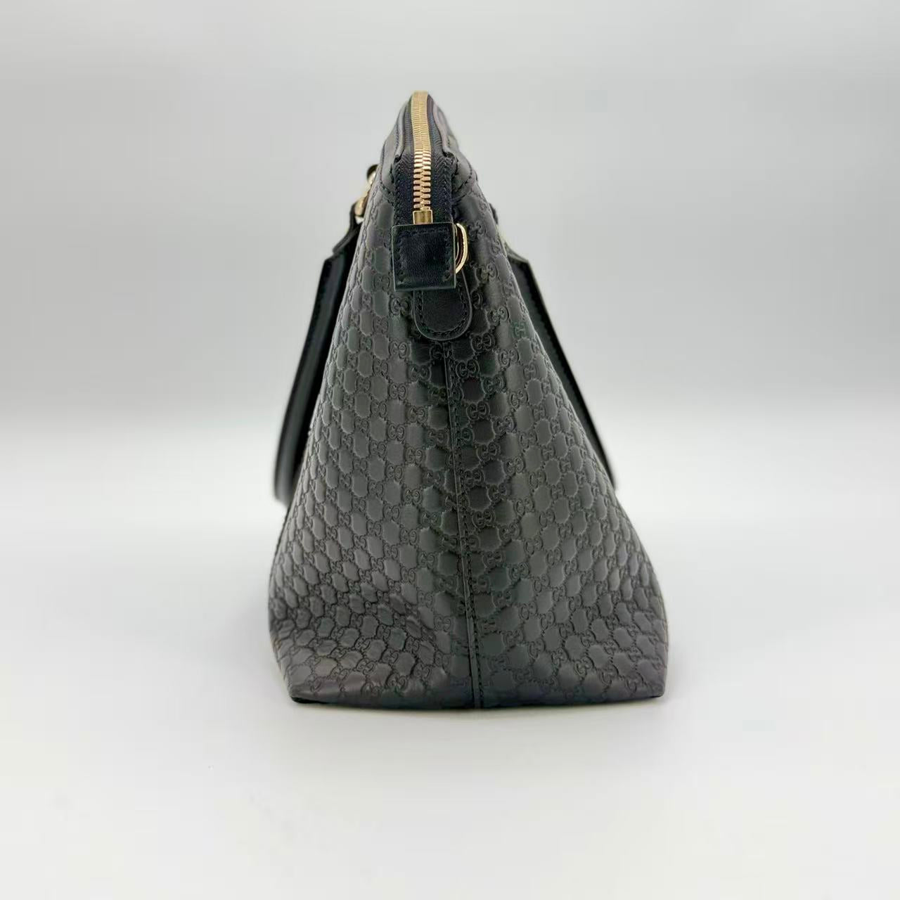 Britt Convertible Dome Satchel Microguccissima Leather Medium