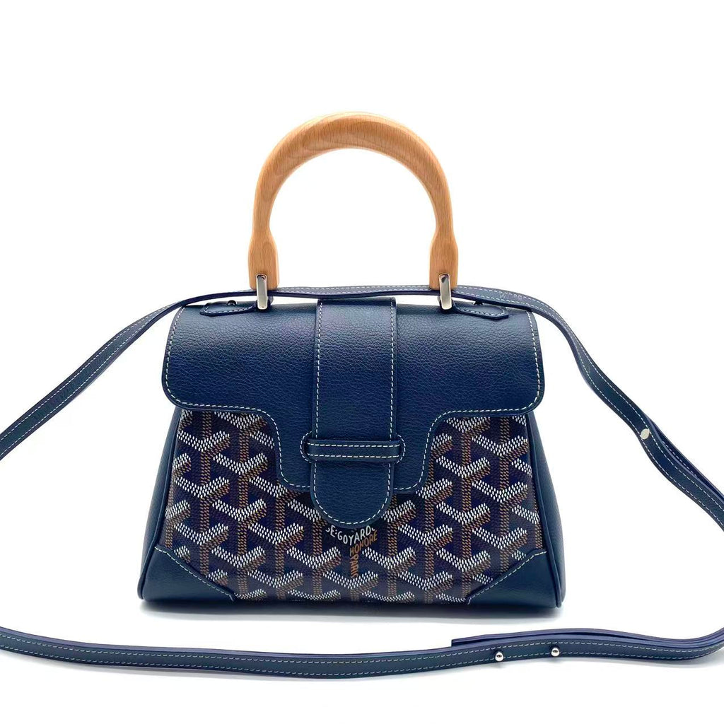 Saigon Goyardine Mini Navy