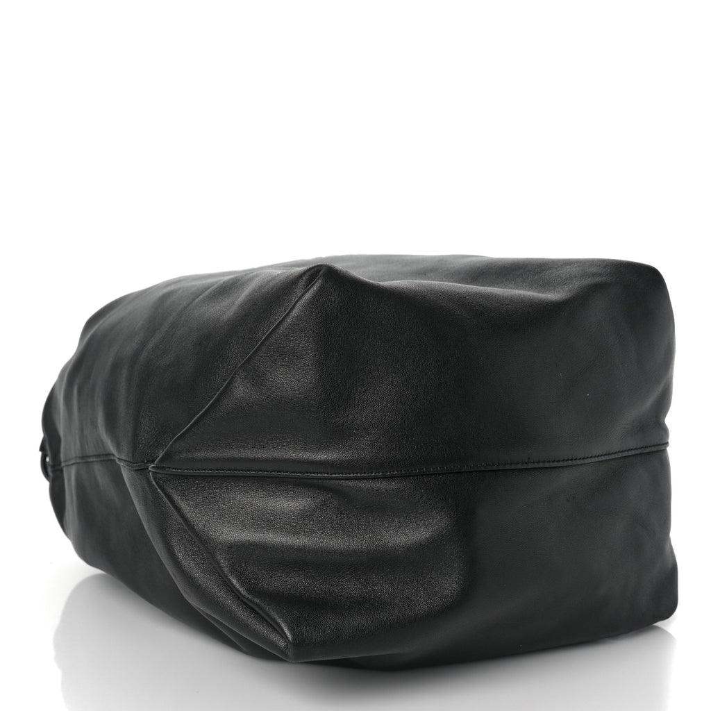 Teddy Bucket Bag Lambskin Leather Small Twins
