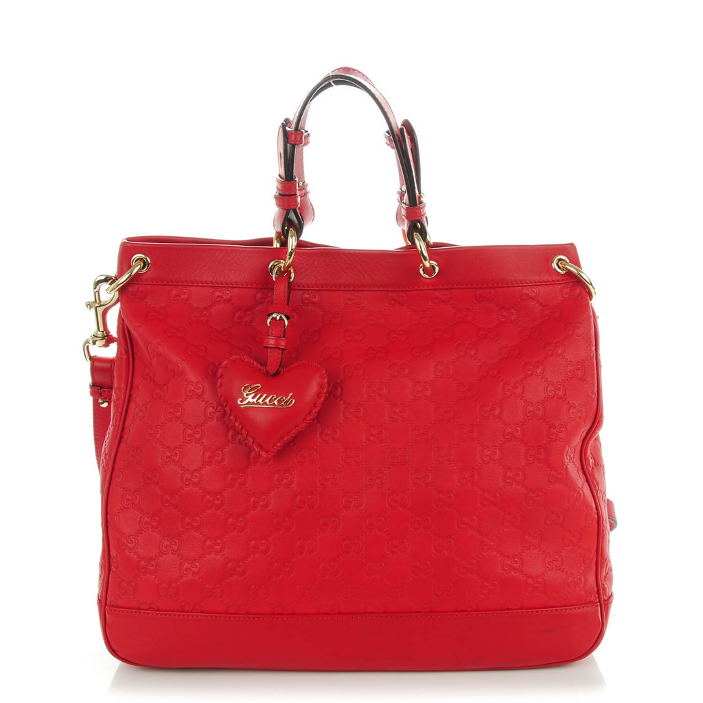 GG Signature Medium Valentine Tote
