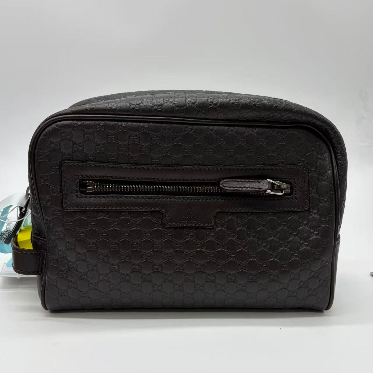 Gucci Microguccissima Toiletry Case Black twins W22696