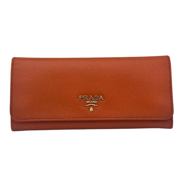 Continental Wallet Saffiano Leather Long