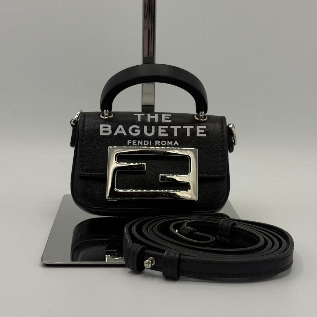 x Marc Jacobs Nano Baguette Vitello Luc. Stampa