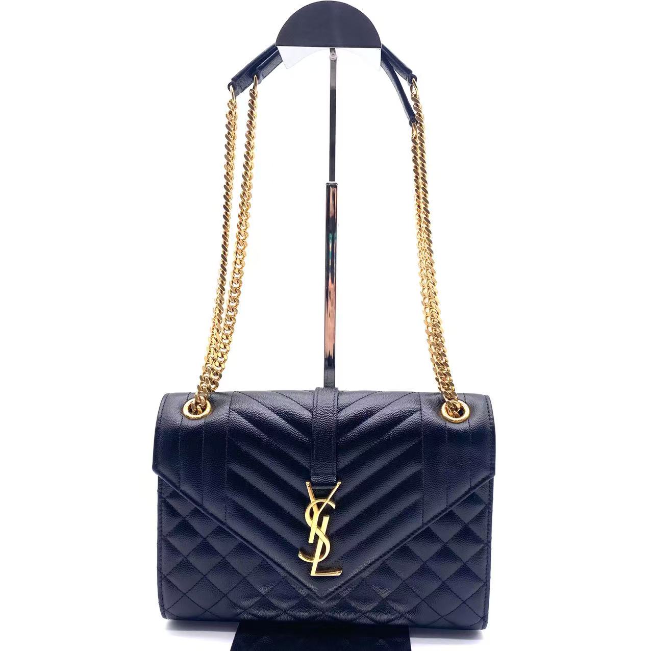 Envelope Medium Chain Bag in Mix Matelassé