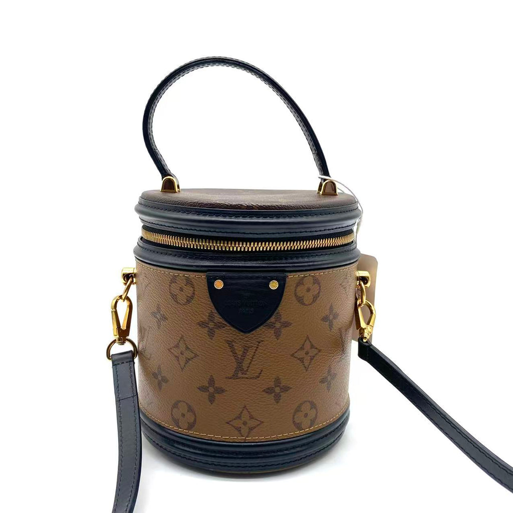 Cannes Handbag Reverse Monogram Canvas