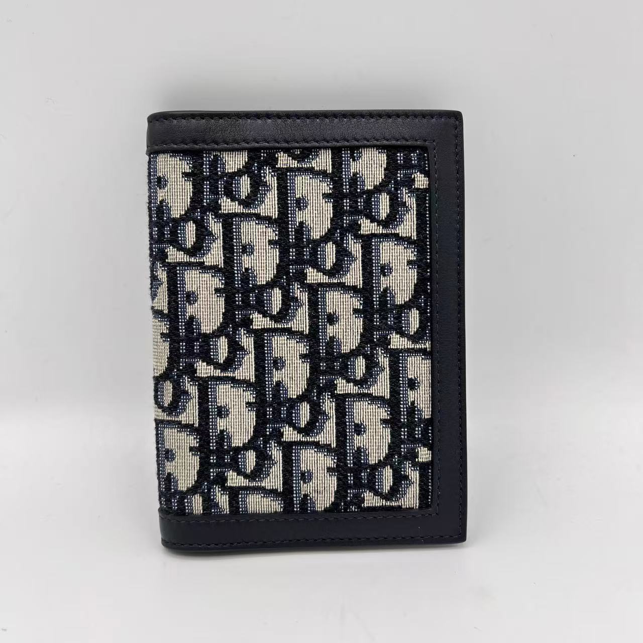 Passport Holder Oblique Canvas with Leather