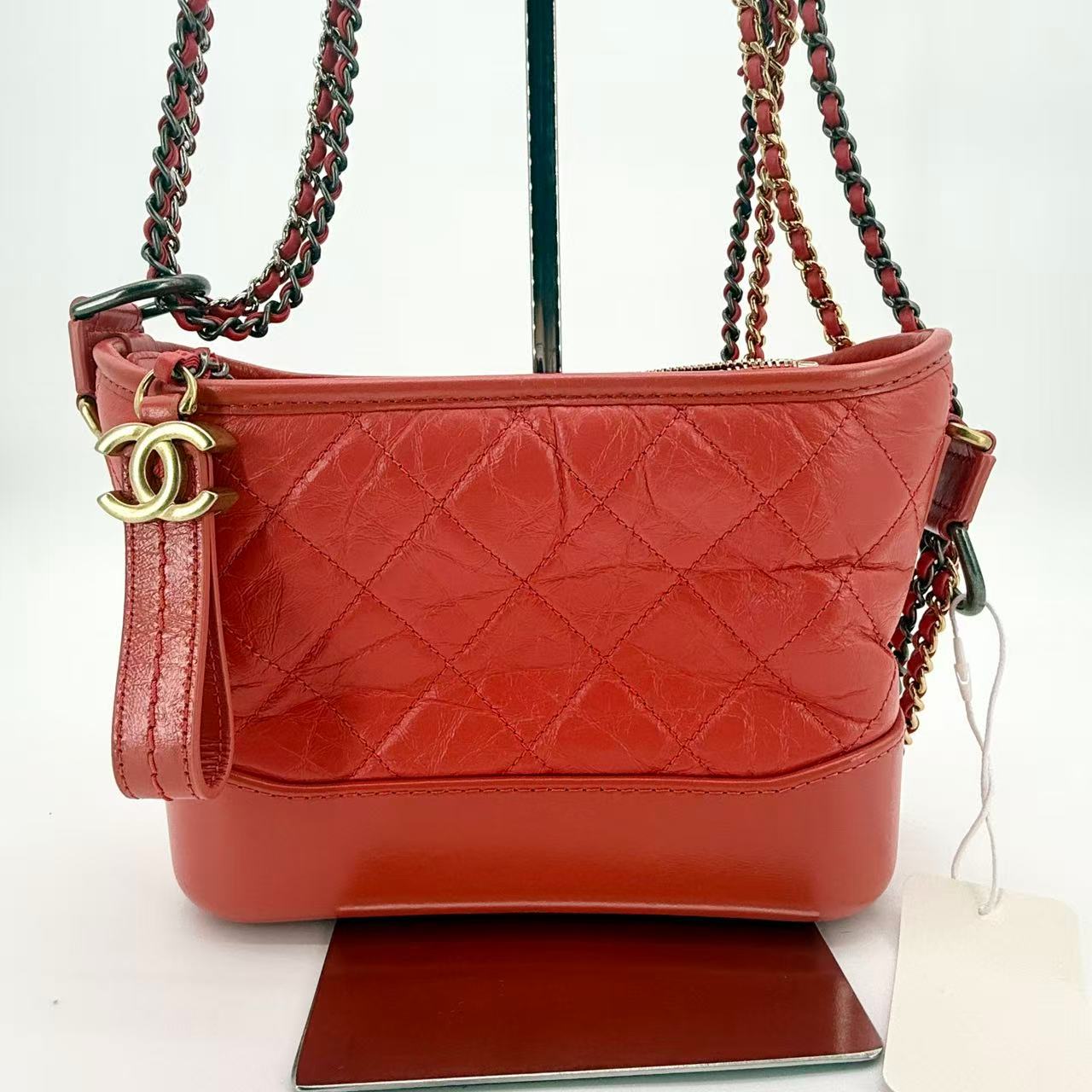 Gabrielle Hobo Quilted Aged Calfskin Small