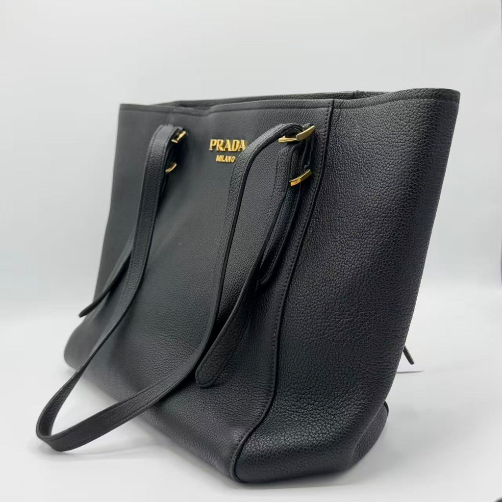 Belted Open Tote Vitello Daino Medium