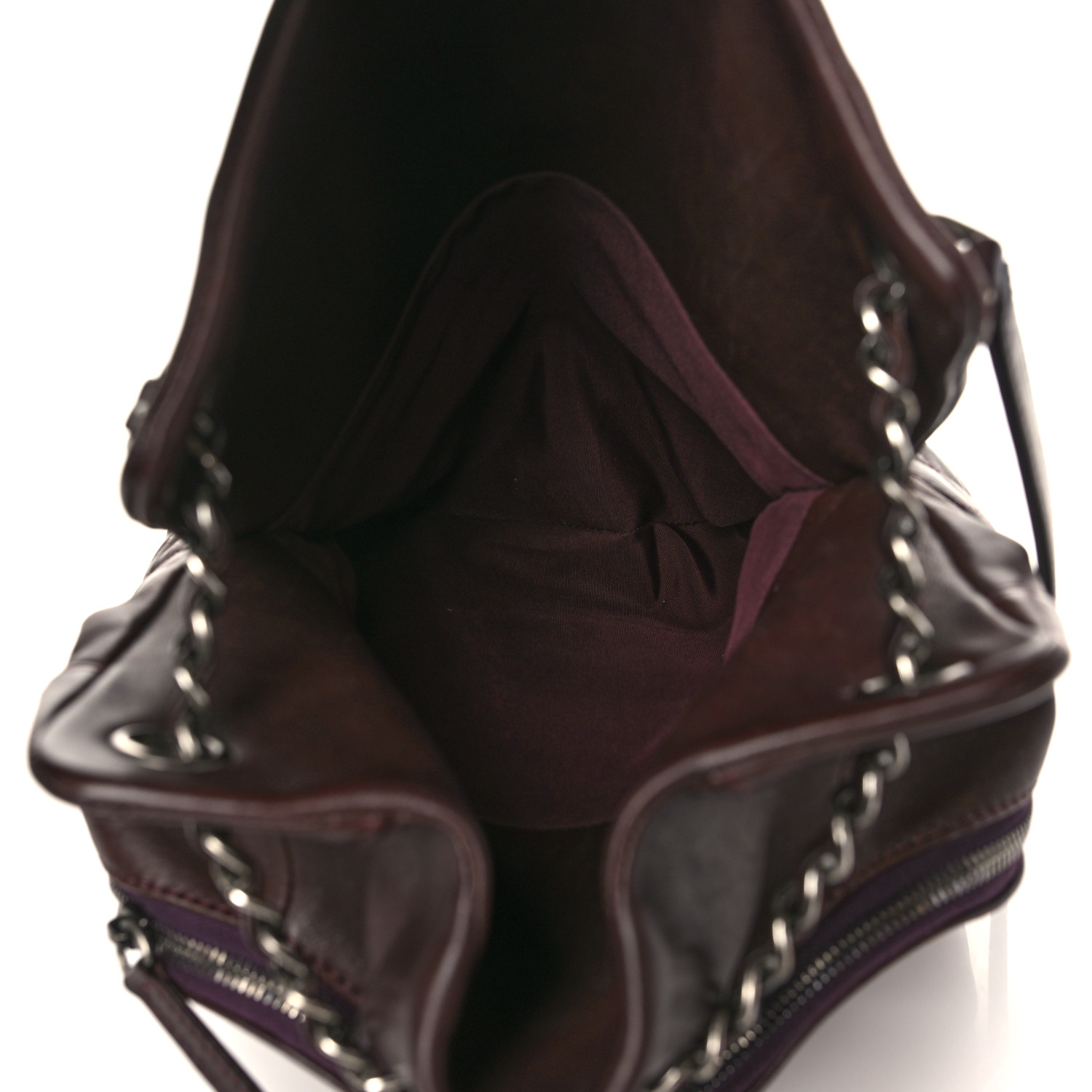 Drawstring CC Flap Backpack Quilted Lambskin Small Twins