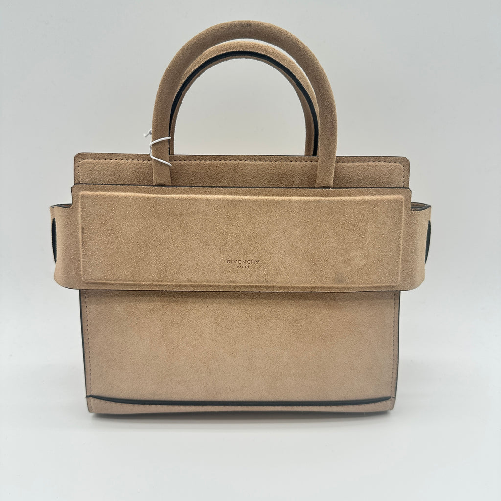 Small Horizon Handle Bag Beige