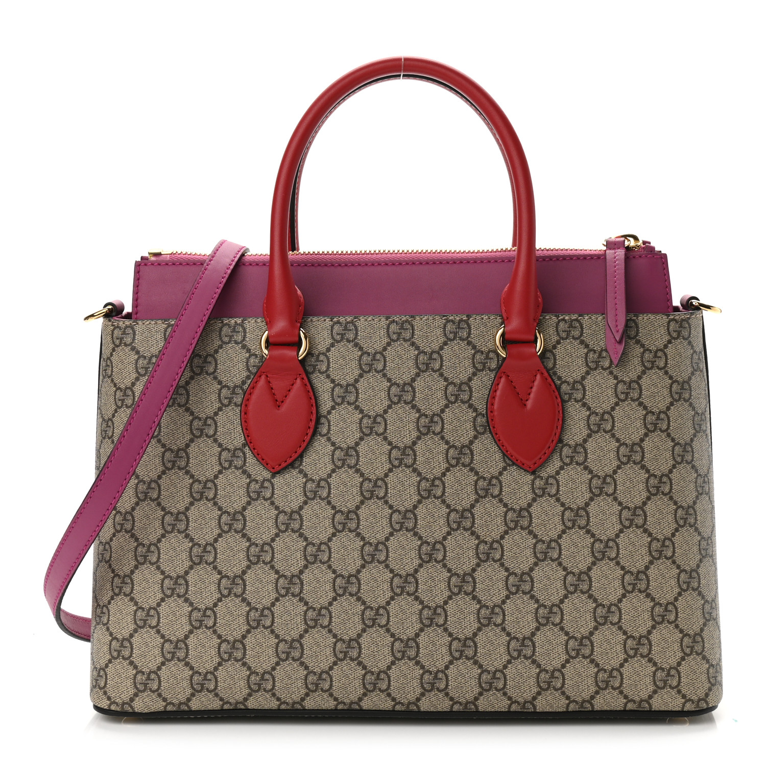 Linea A Convertible Tote GG Coated Canvas Small Twins