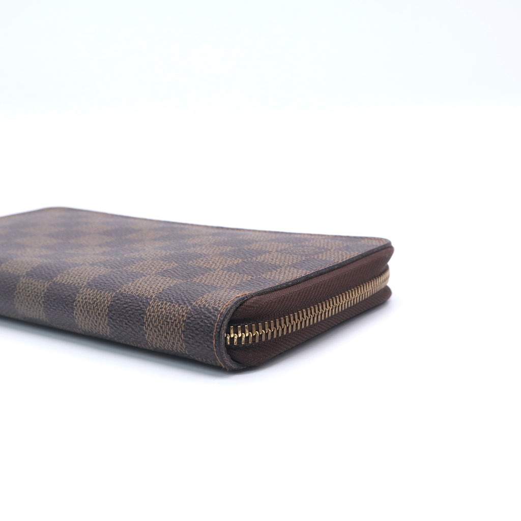 Louis Vuitton Damier Ebene Porte-Monnaie Zippe Zippy Wallet twins LDJ3395
